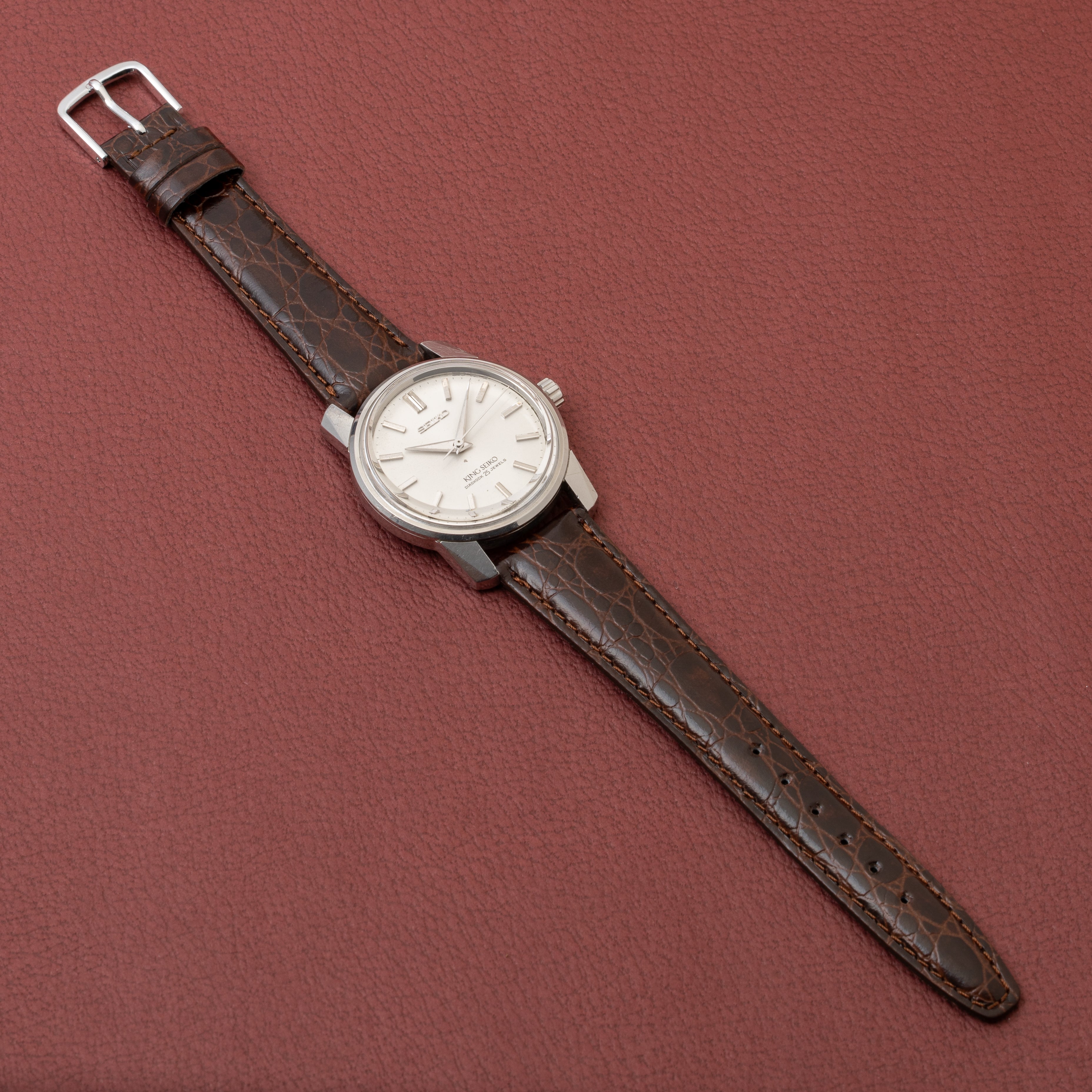 1966年製 キングセイコー 手巻き 25石 44-9990 盾メダリオン - 腕時計 