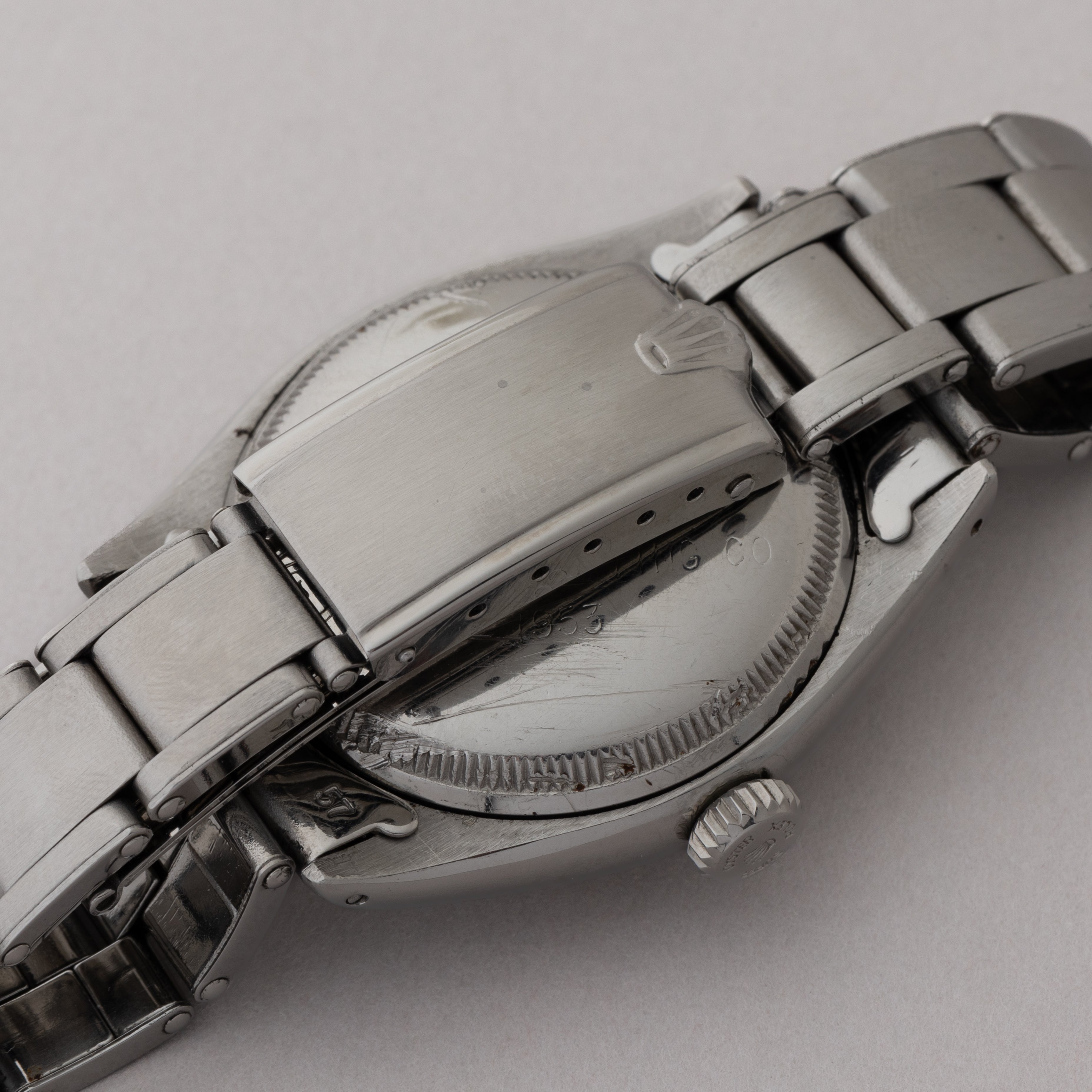 R O L E X OYSTER PERPETUAL “SEMI-BUBBLEBACK” ALL 14K SOLID