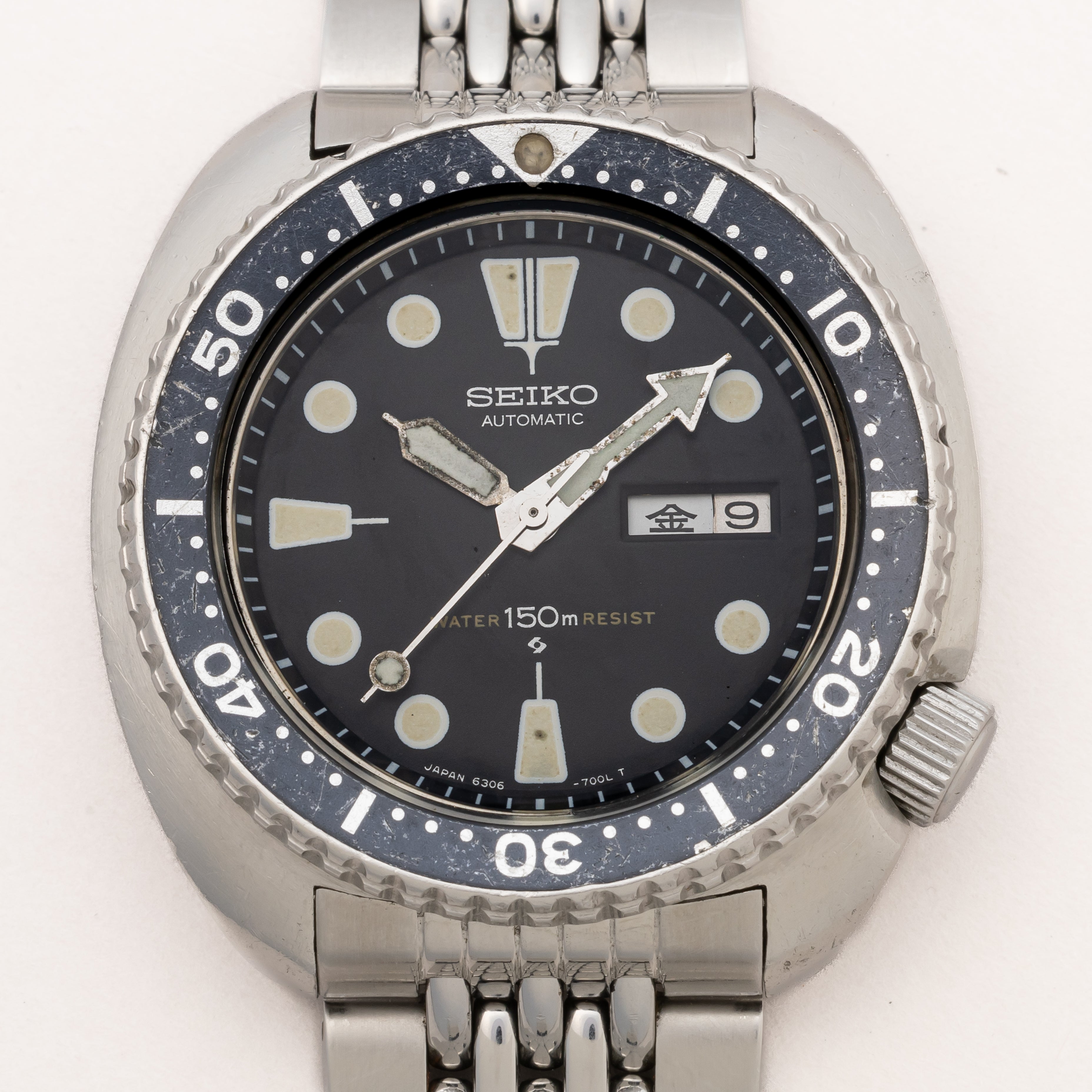 セイコー SEIKO ザブトンダイバー 座布団 7025-8099 腕時計