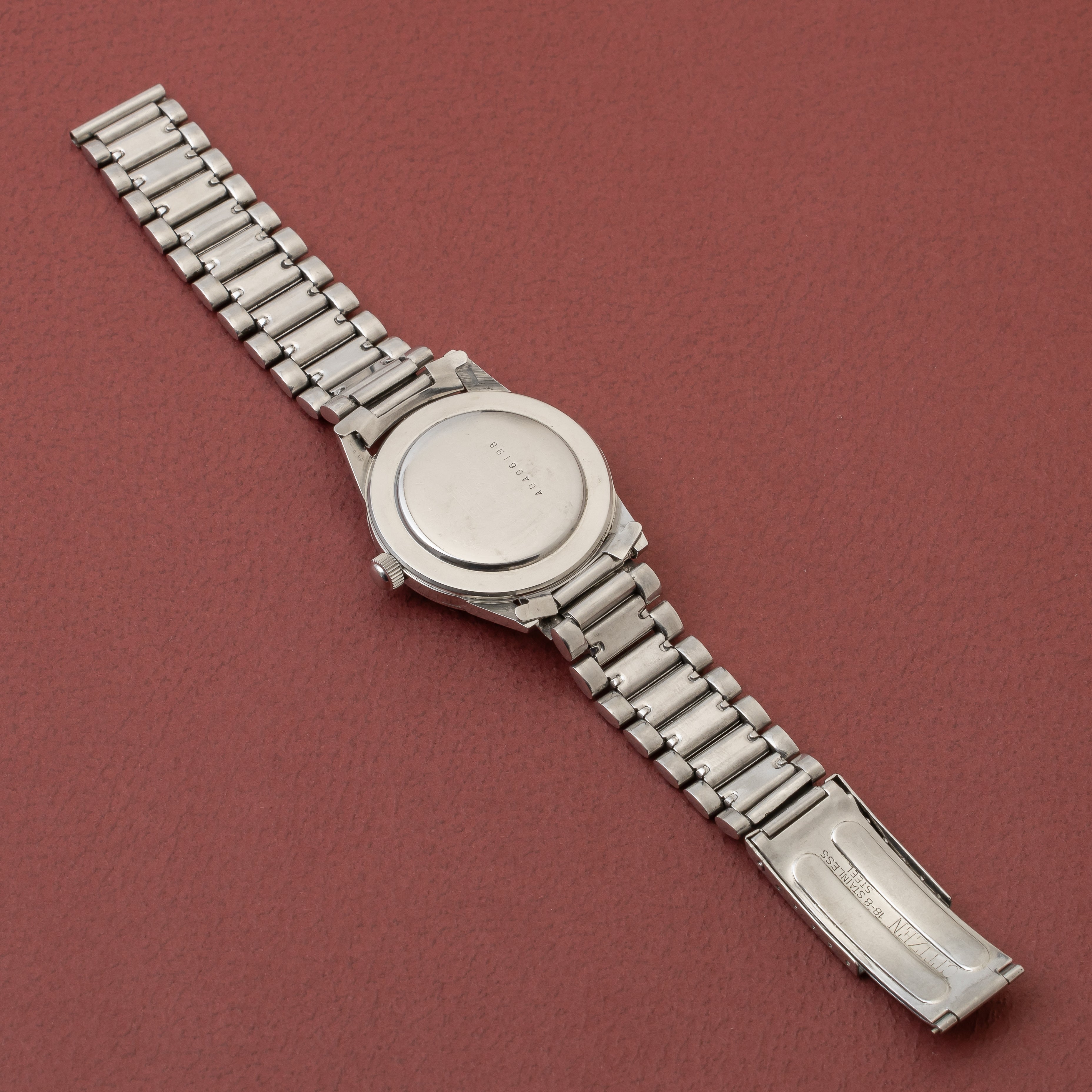 シチズン ホーマー パラウォーター オリジナルブラックダイヤル 1964年製 純正ステンレスブレス