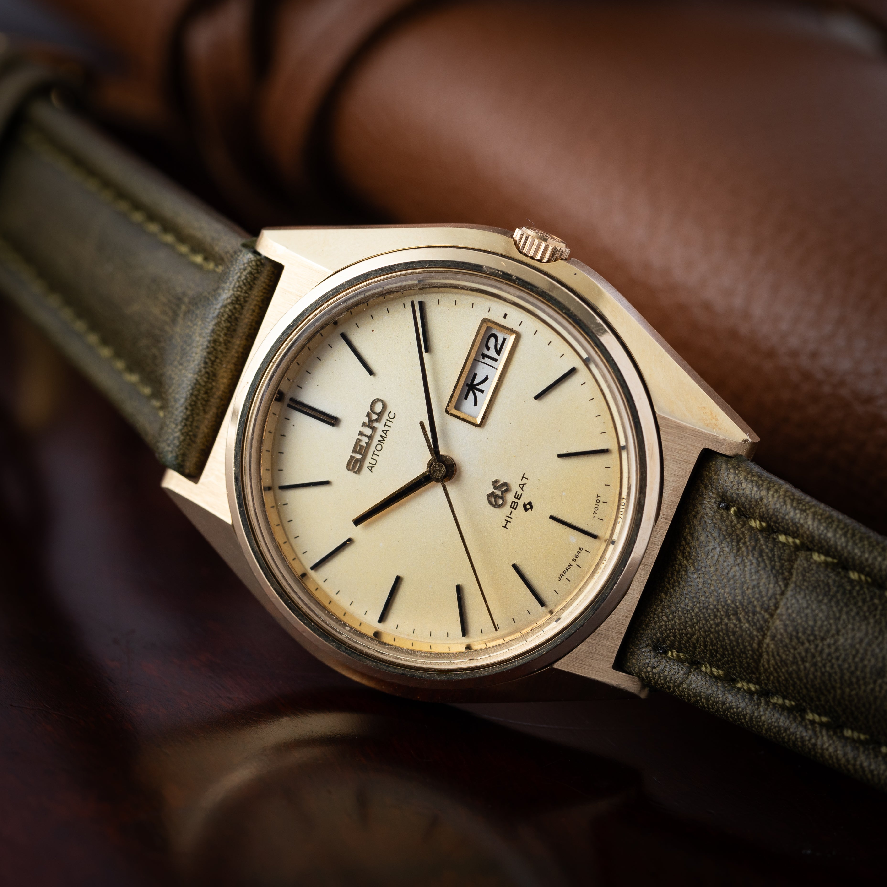 grand seiko GS56系　cap gold日差は＋−2分程度です