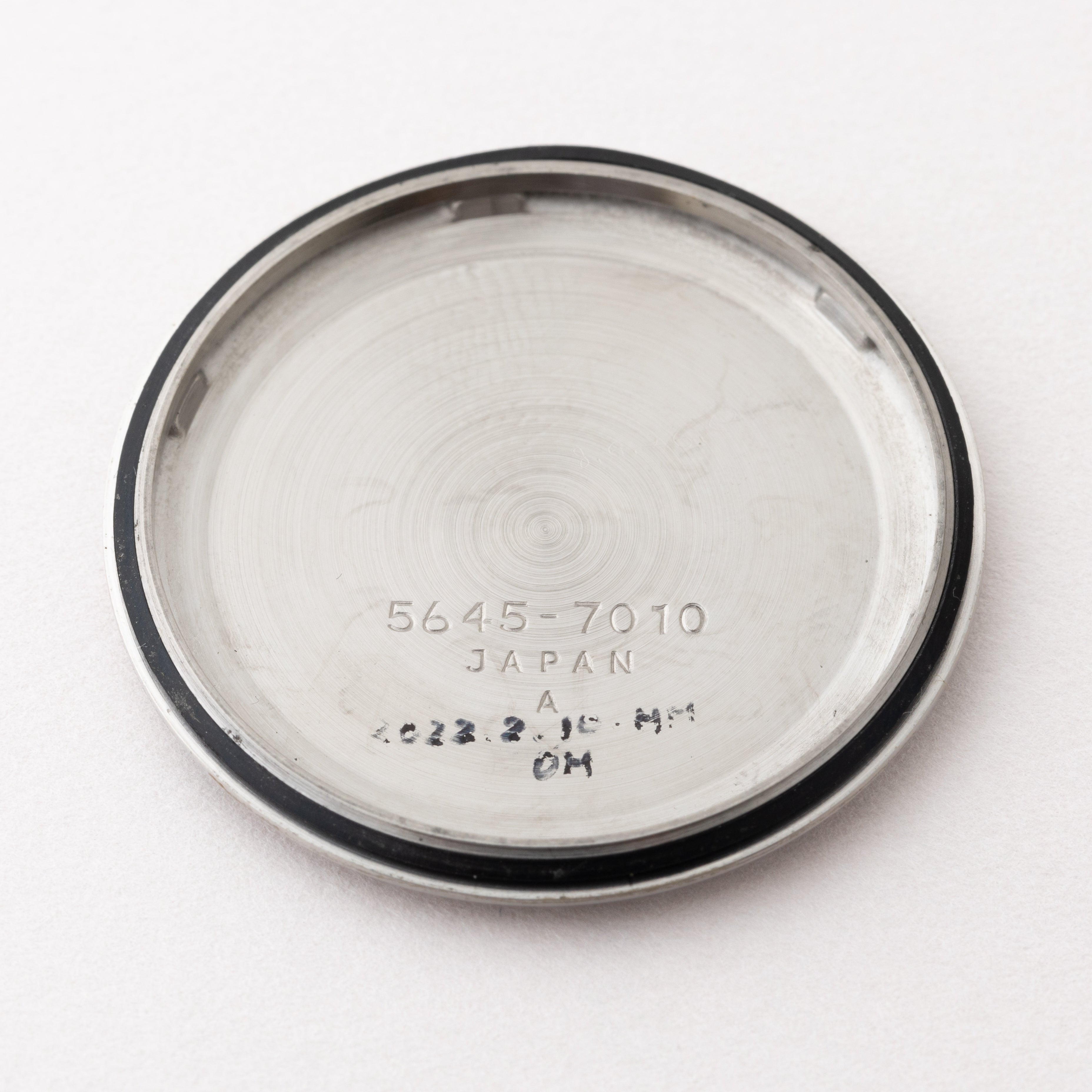 グランドセイコー 1971年製 ネイビーダイヤル Ref.5645-7010 56GS 尾錠付き