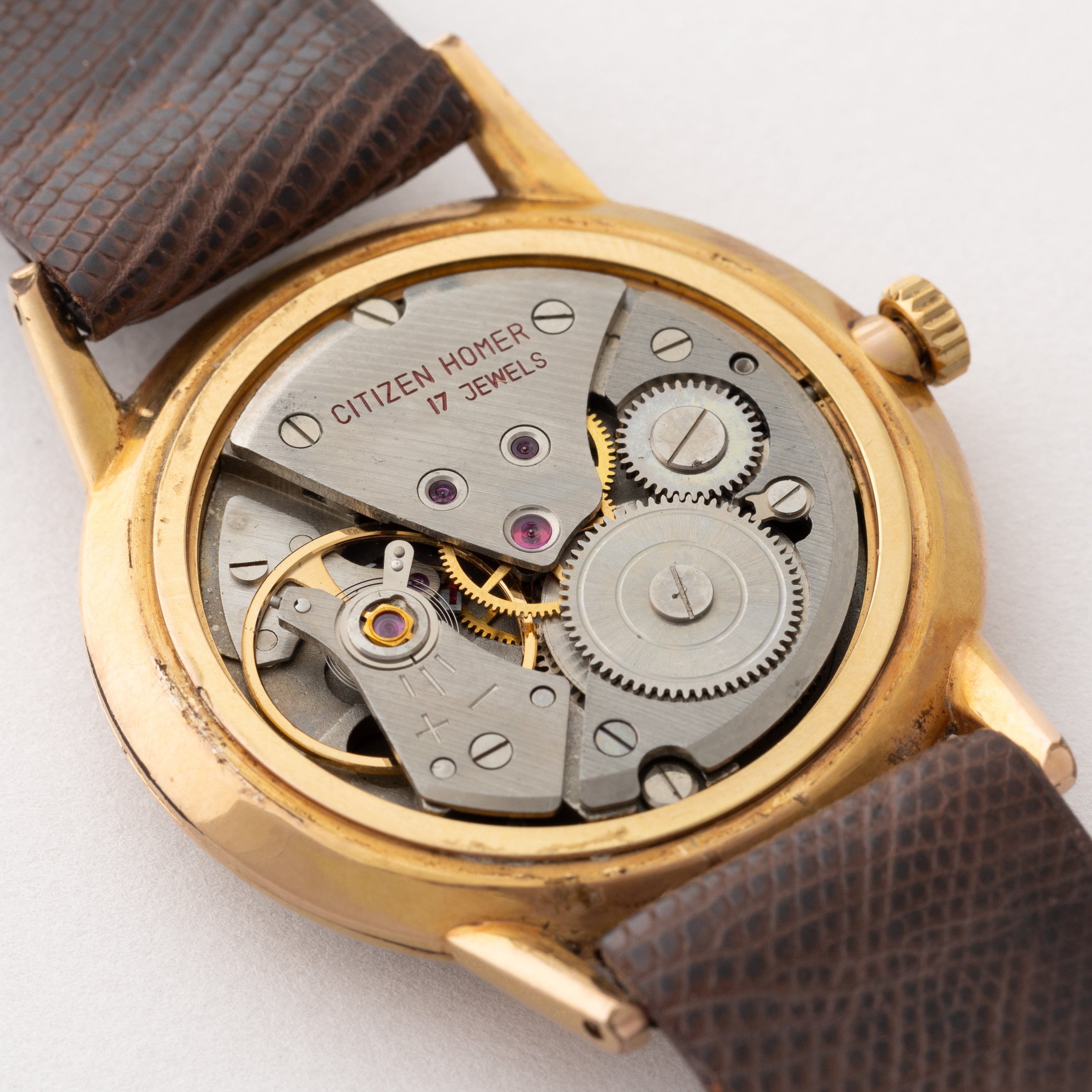 シチズン ホーマー 1961年製 変わり文字盤 手巻き