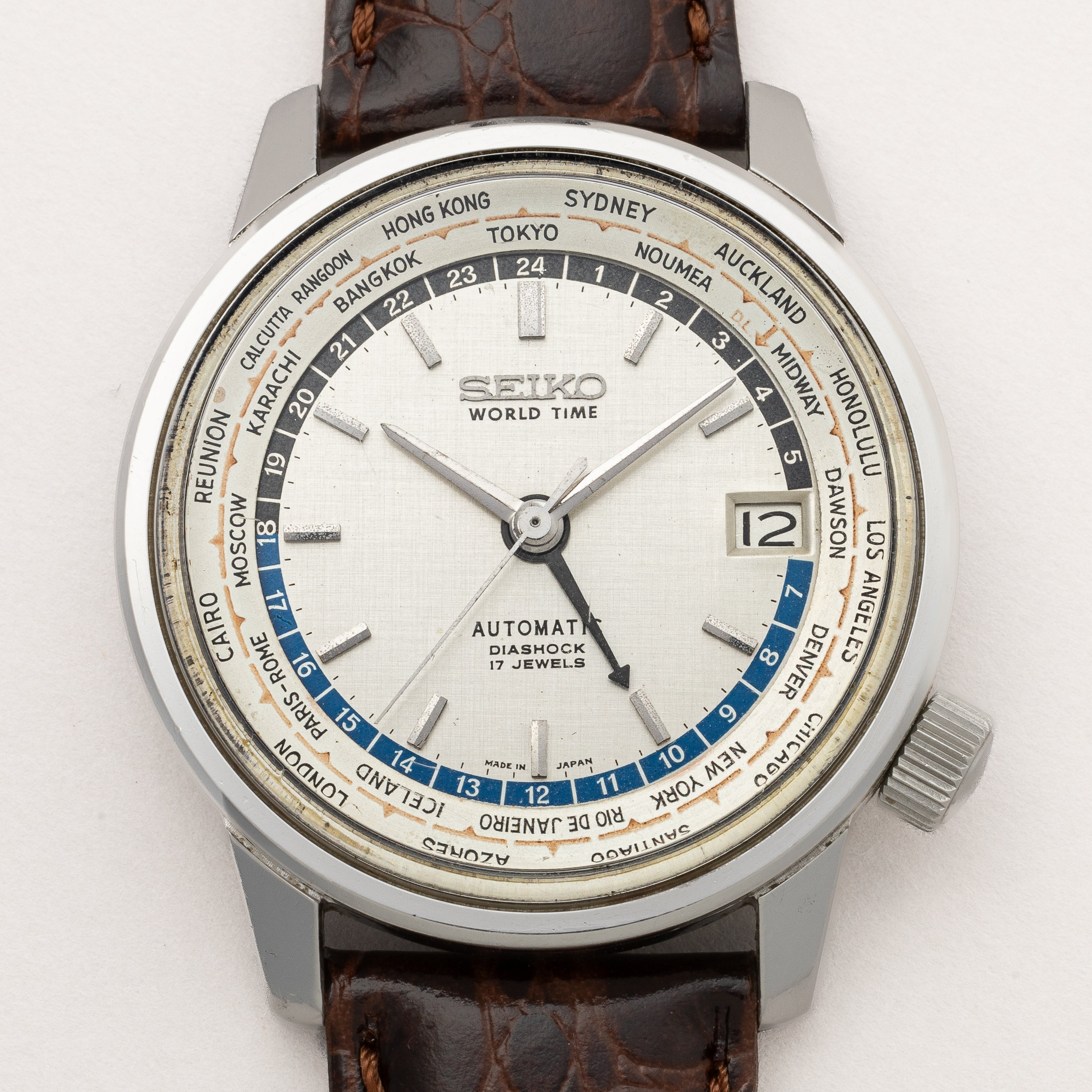 セイコー ワールドタイム 1st 1964年製 Ref.6217-7000