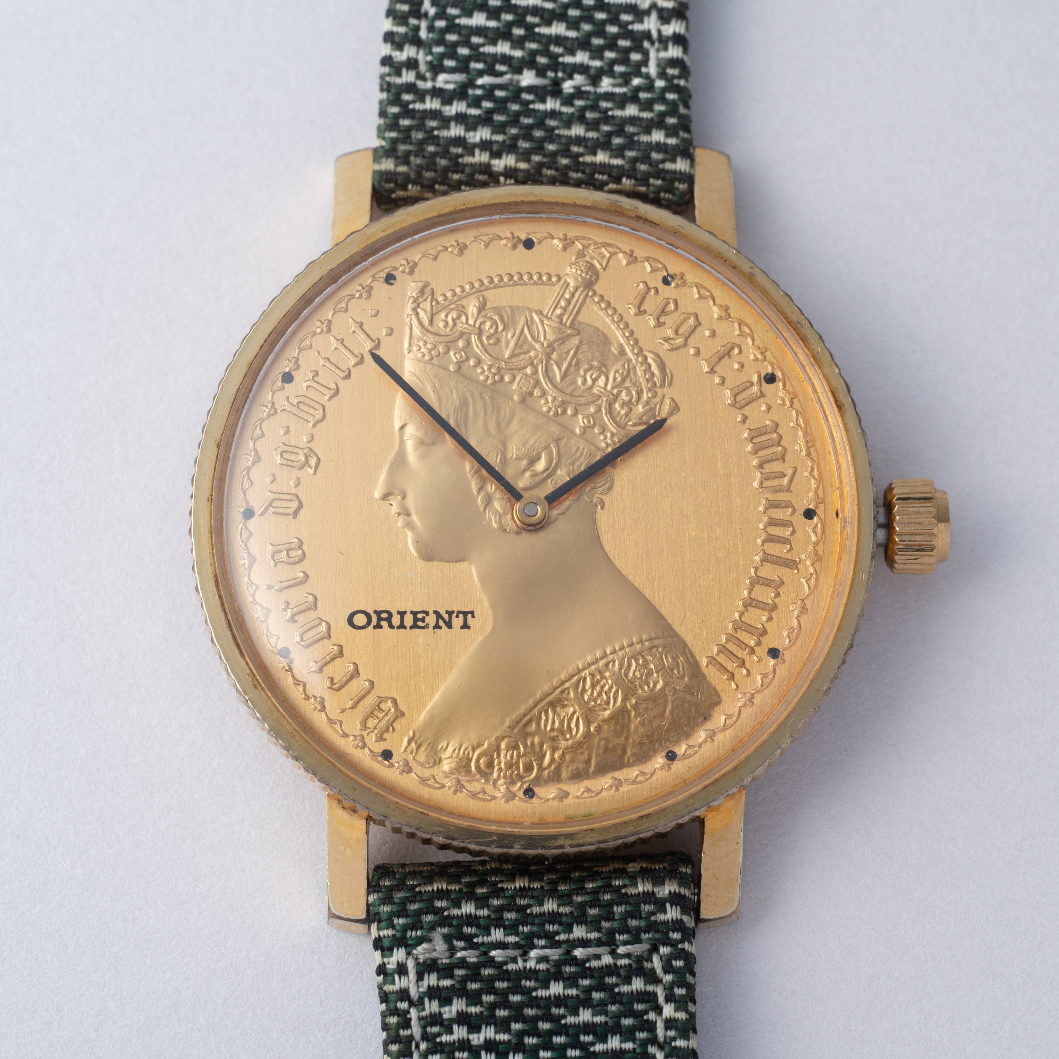 ご理解の上ご購入お願い致しますORIENT オリエント 1970年代 アンティーク ホルン 手巻き時計