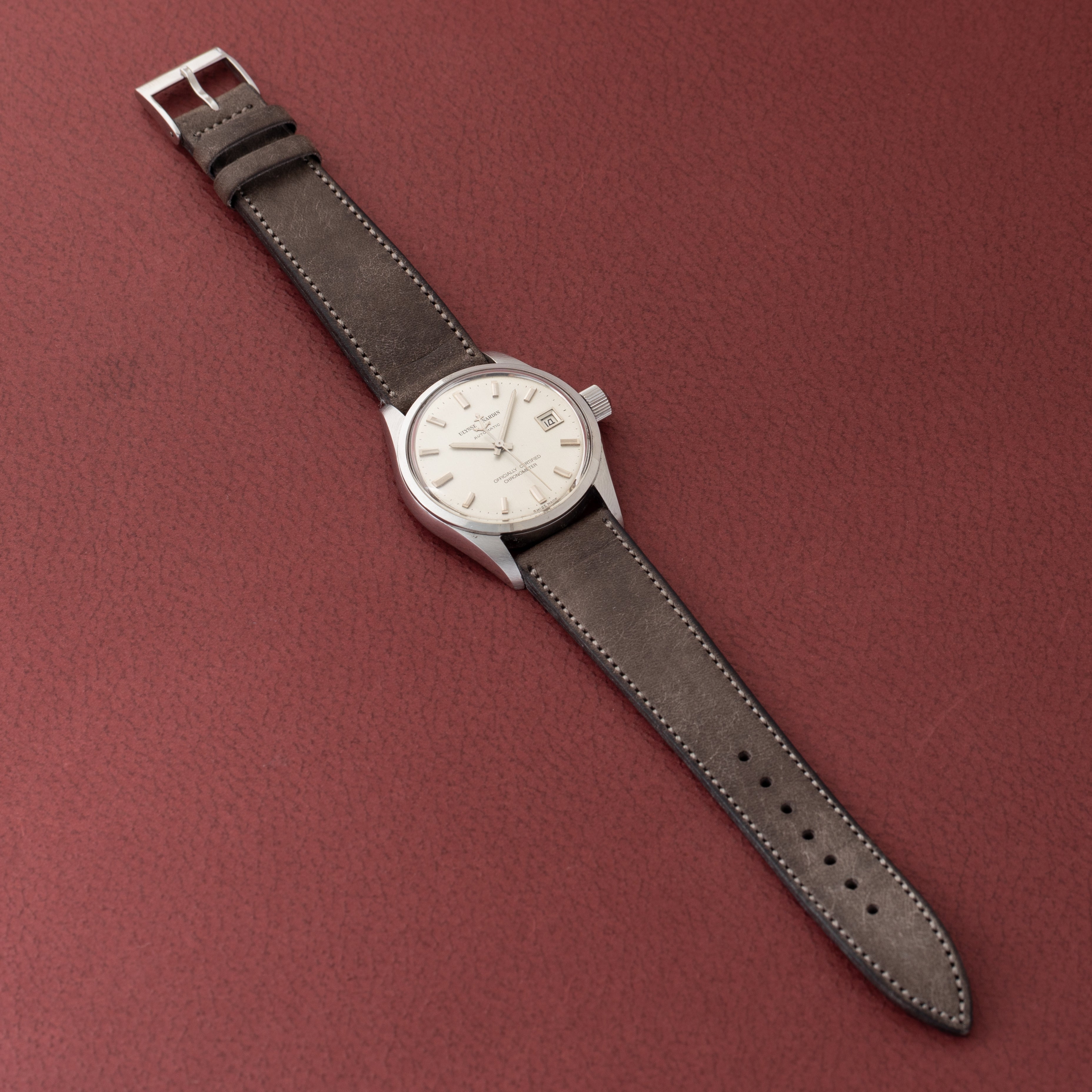 ULYSSE NARDIN ユリスナルダン ラウンド 自動巻 1960年代製 - 腕時計 ...
