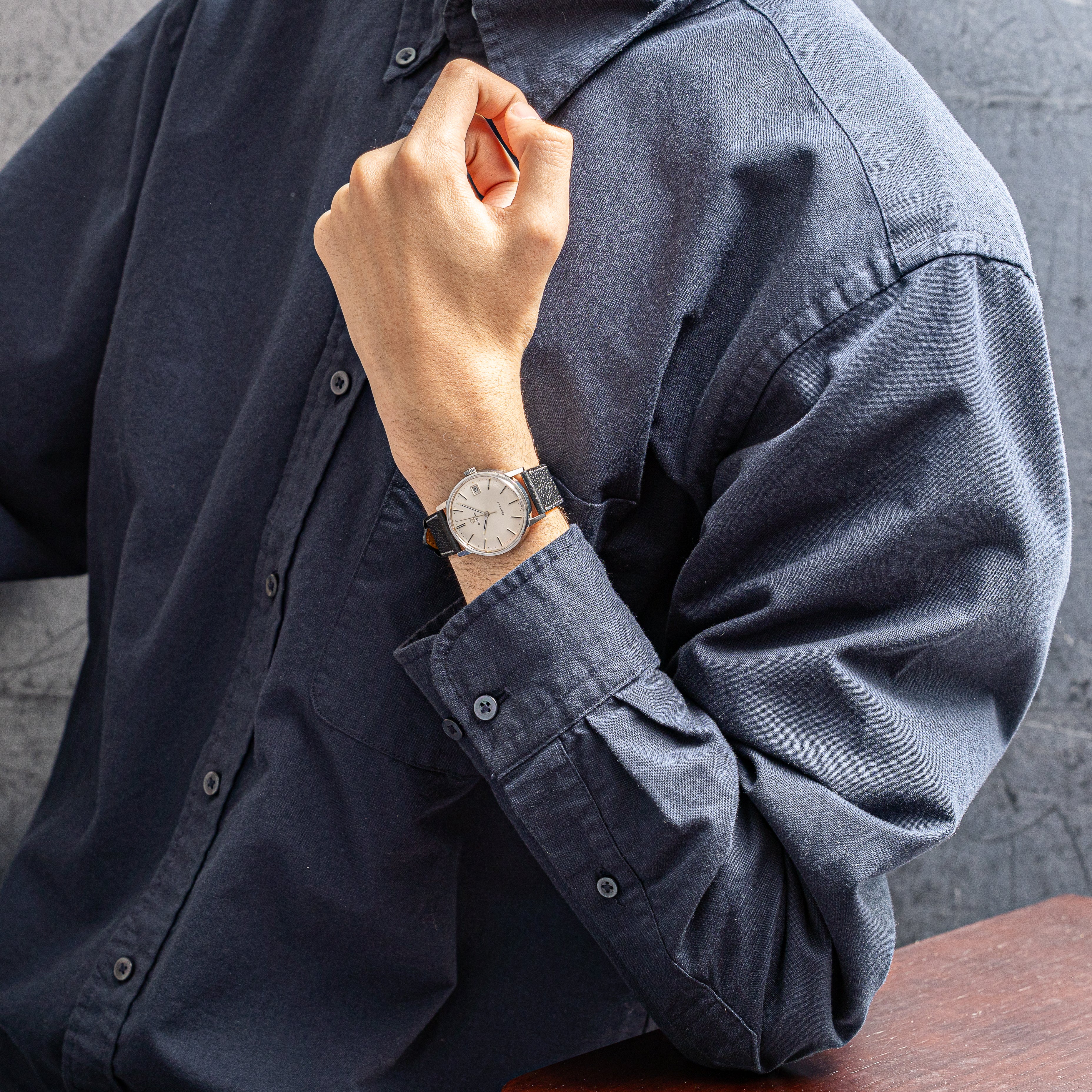 B409-I13-751◎ OMEGA オメガ Geneve ジェネーブ デイト メンズ 自動巻き 稼働 腕時計 現状品⑥ Omega Genève Ref. 136.0099 circa 1974 | steel vintage manually