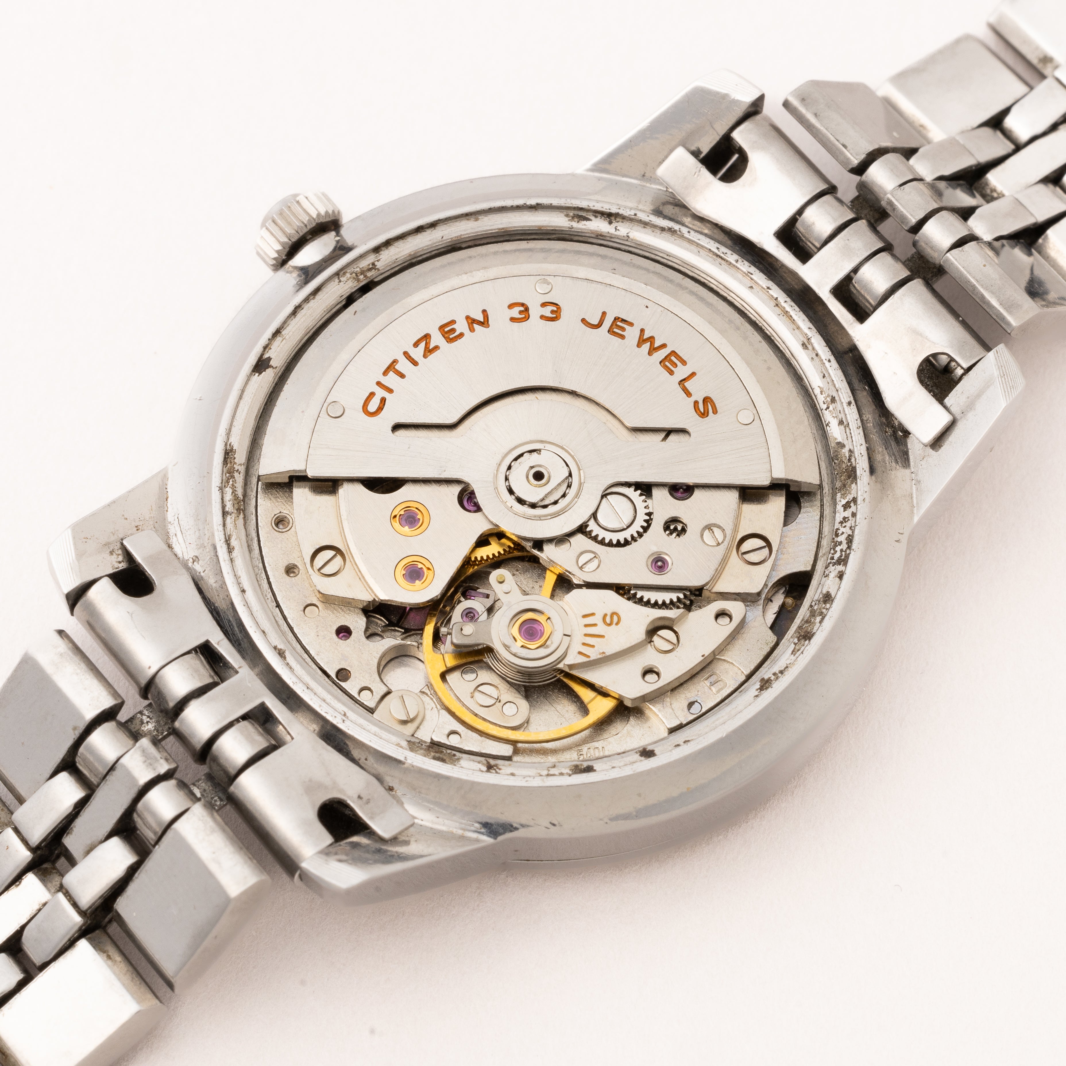 シチズン クリスタルデイト 1967年製 自動巻き 純正ブレス付き