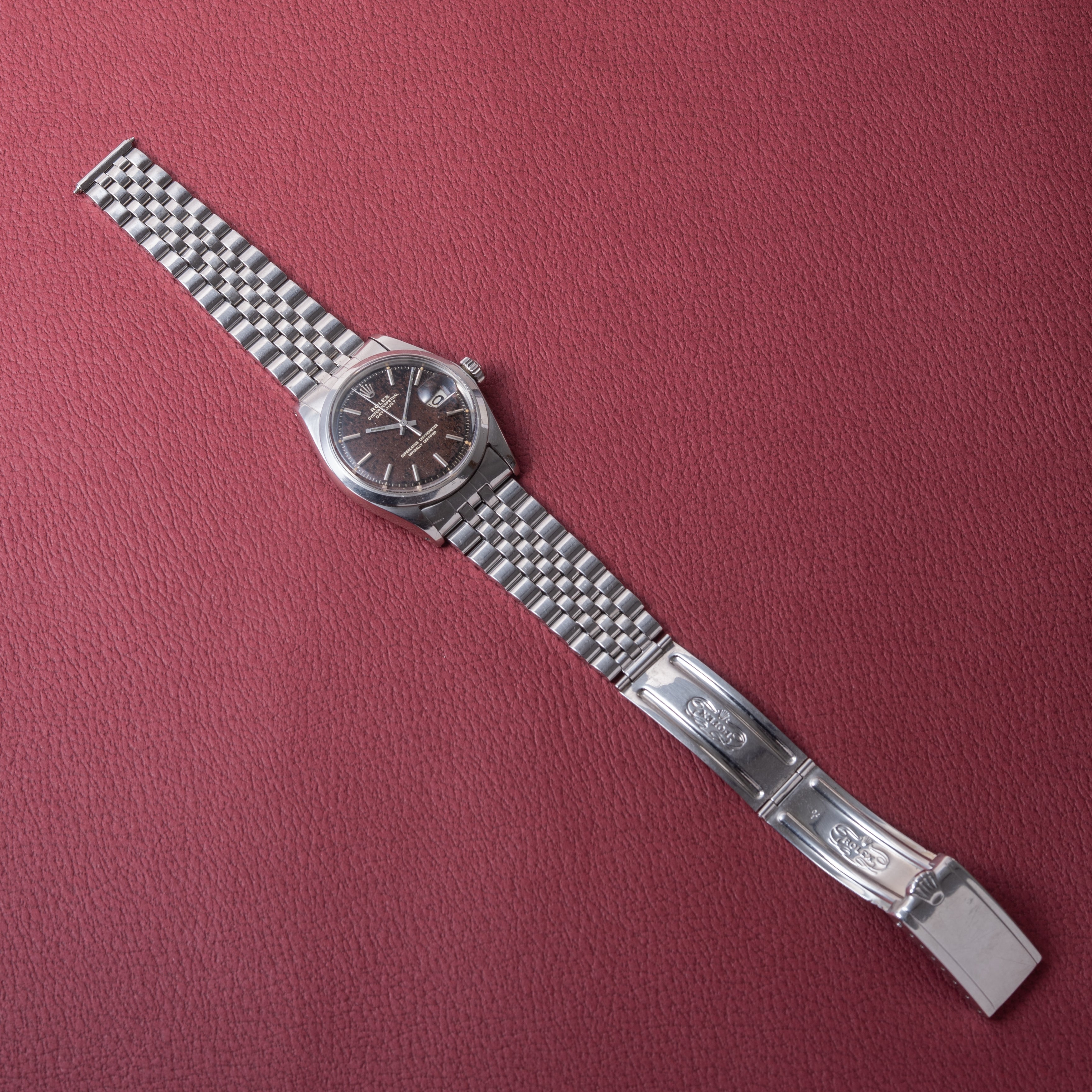 ロレックス デイトジャスト ブラウンミラーダイヤル 1969年製  Ref.1600