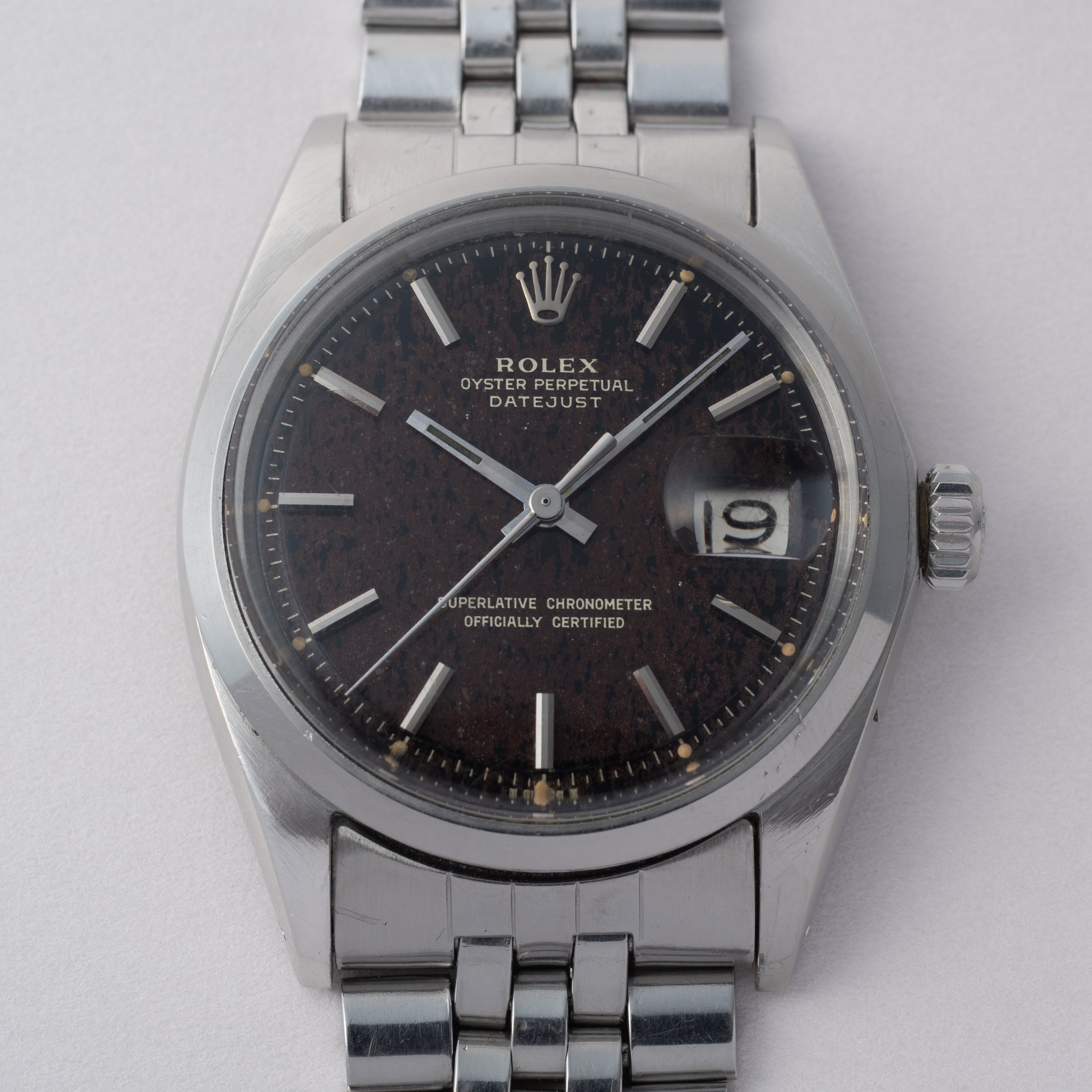 ロレックス デイトジャスト ブラウンミラーダイヤル 1969年製  Ref.1600