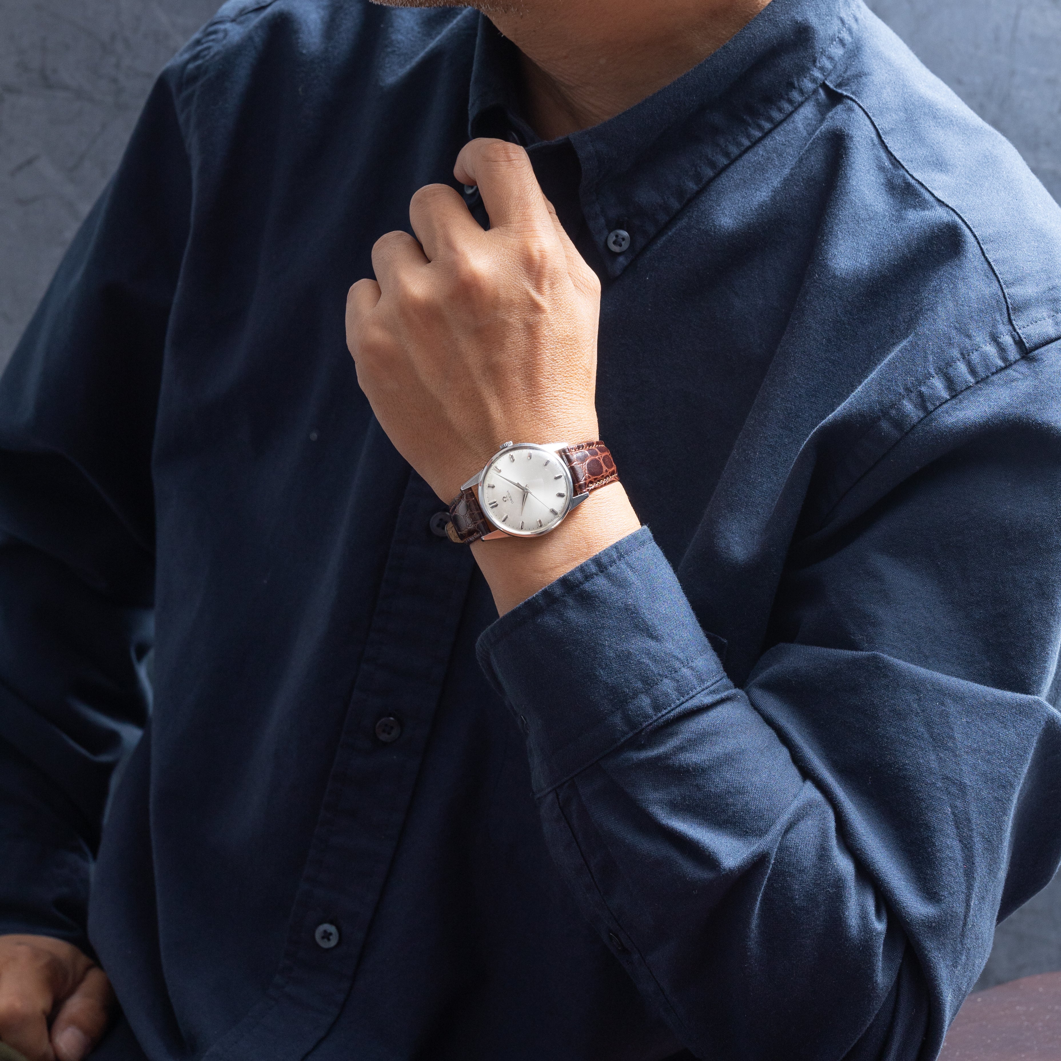 OMEGA 14772 SC-61 オメガ フェイスのみ 3針 手巻き 腕時計 オメガ 14772 SC-61 Cal.285 手巻 OH済 1961年製 OMEGA