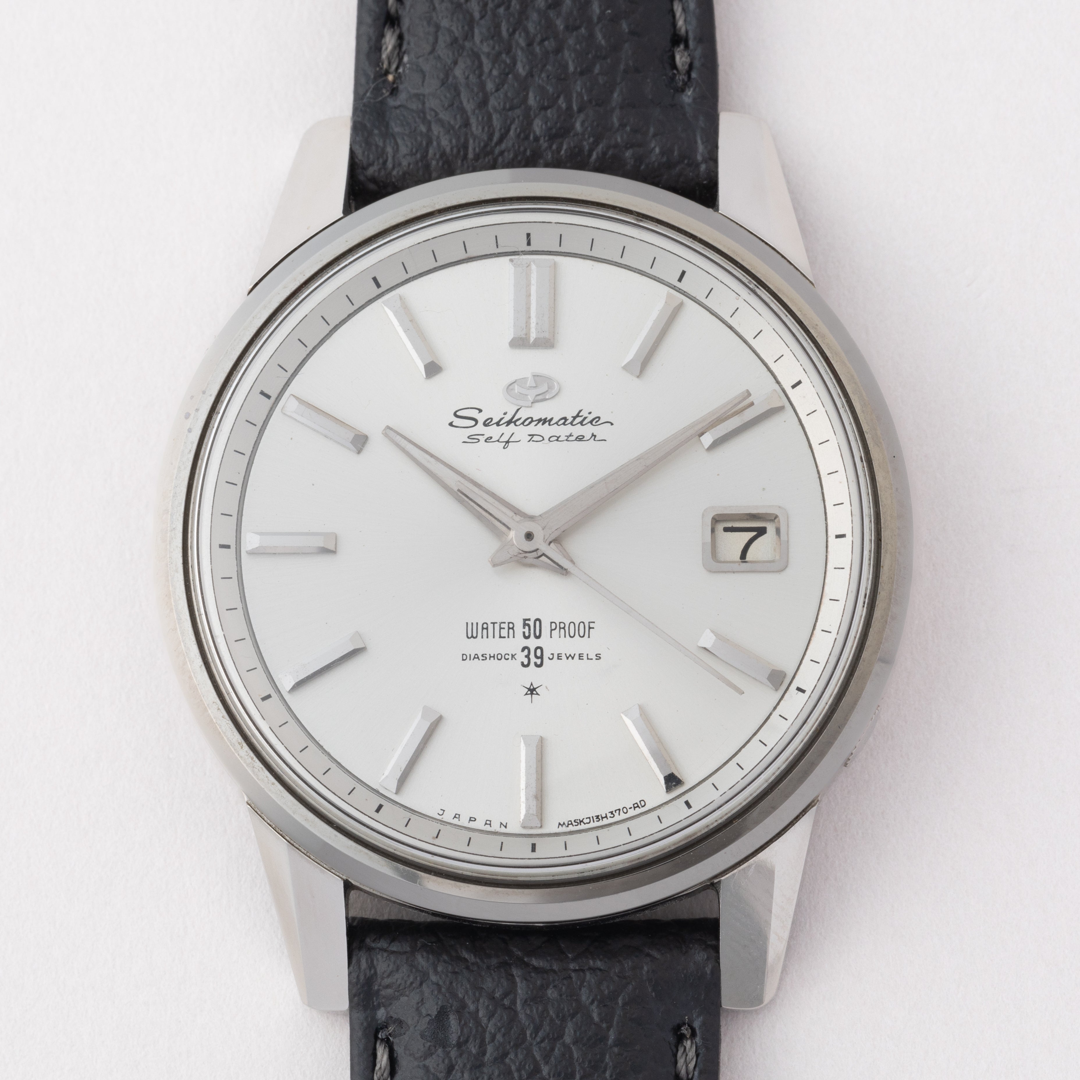 セイコーマチック セルフデーター 1960年代製 Ref.J13060 箱,純正尾錠付き