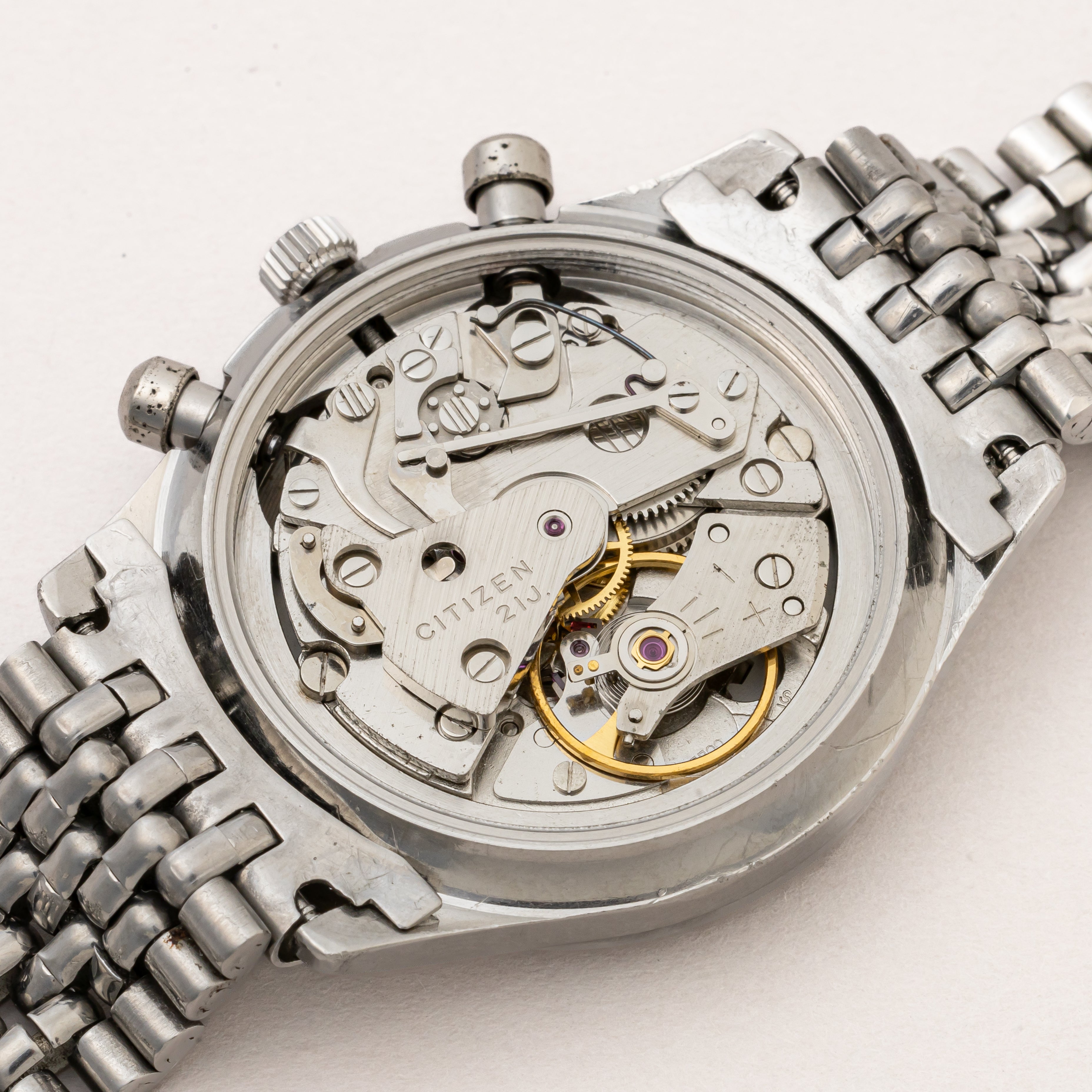 シチズン レコードマスター 1973年製 手巻き ブラックダイヤル