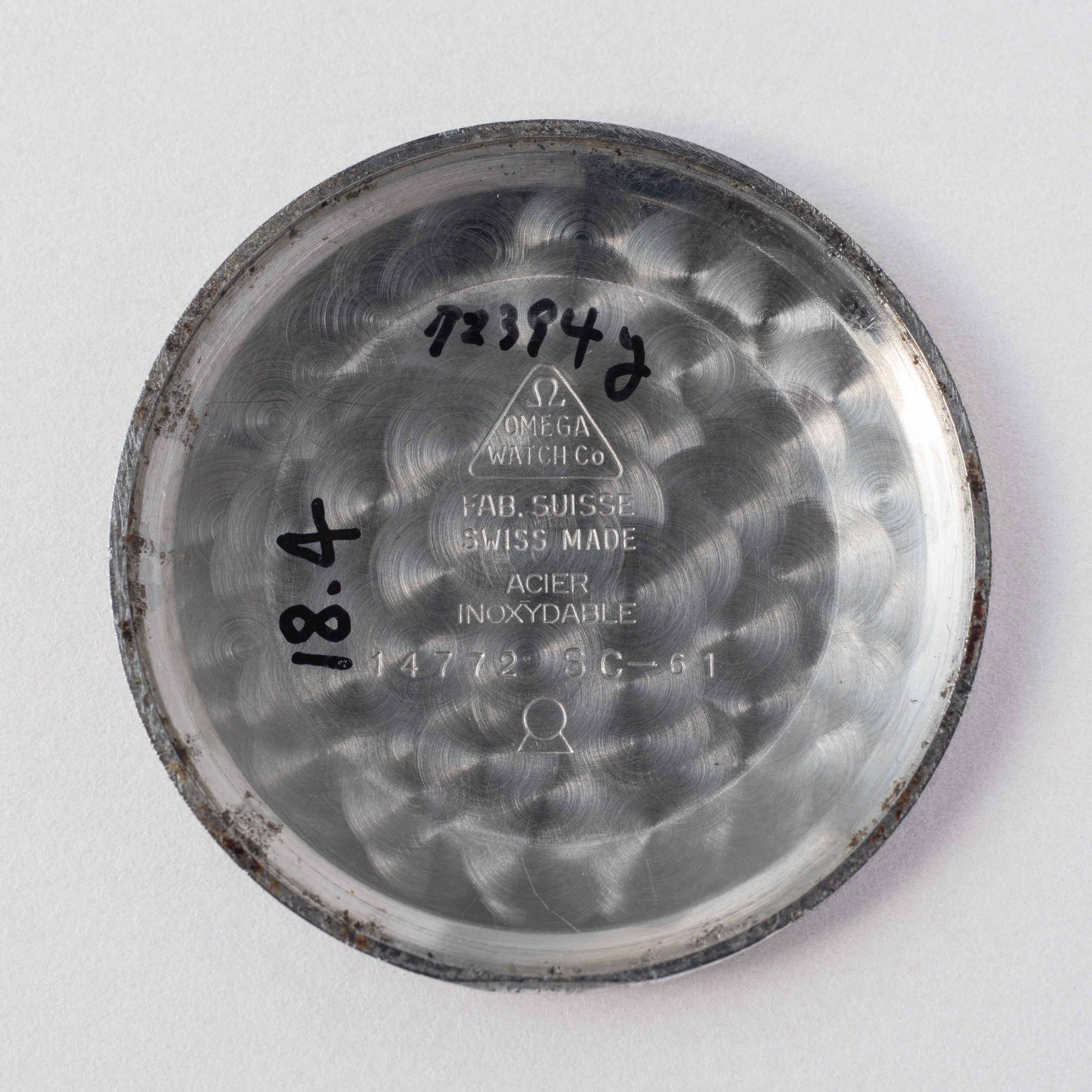 オメガ 30mmキャリバー Cal.286 シルバーダイヤル 1961年製 手巻き