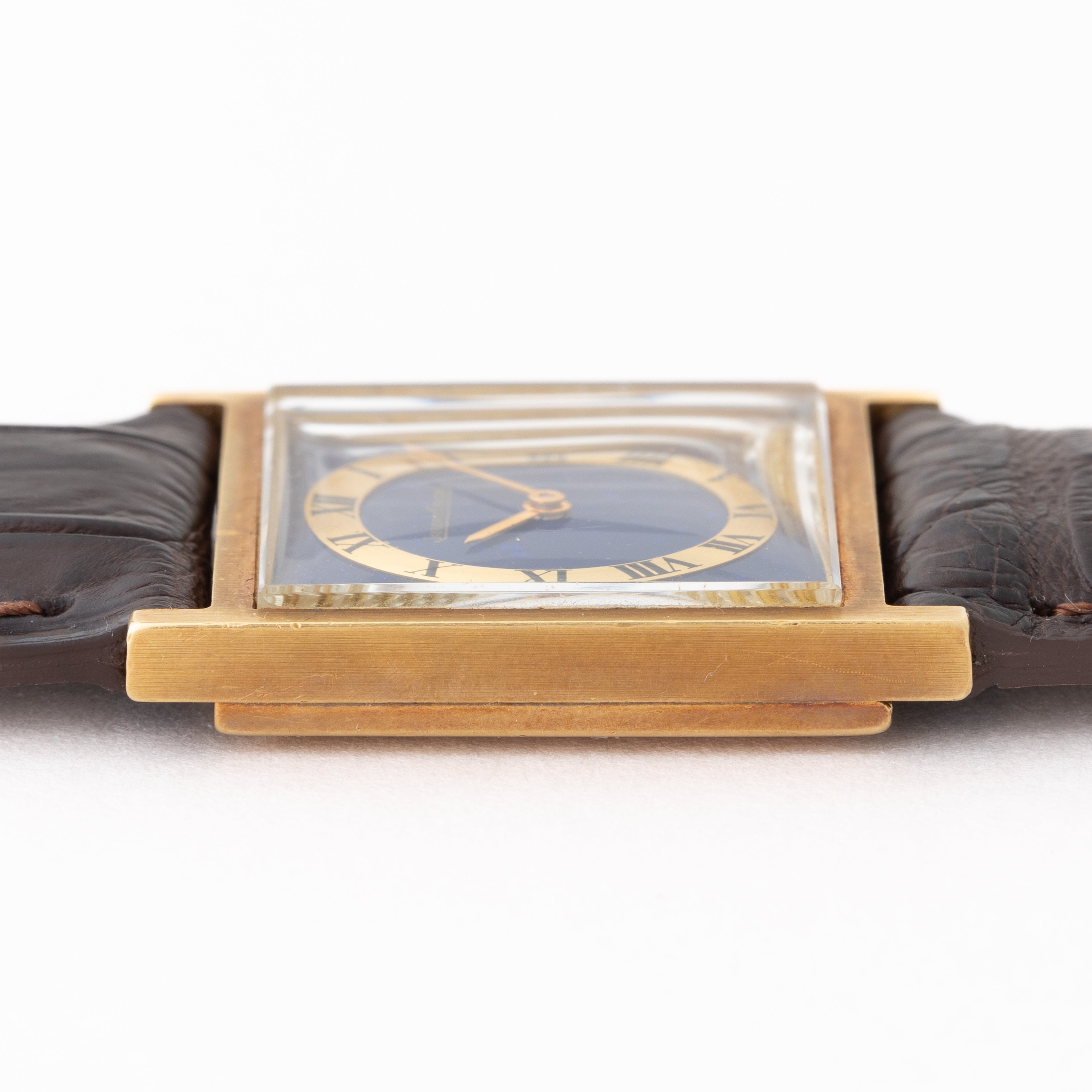 ジャガールクルト　空き箱 ジャガールクルト 18金無垢 スクエアケース ブルーダイヤル 1970年代