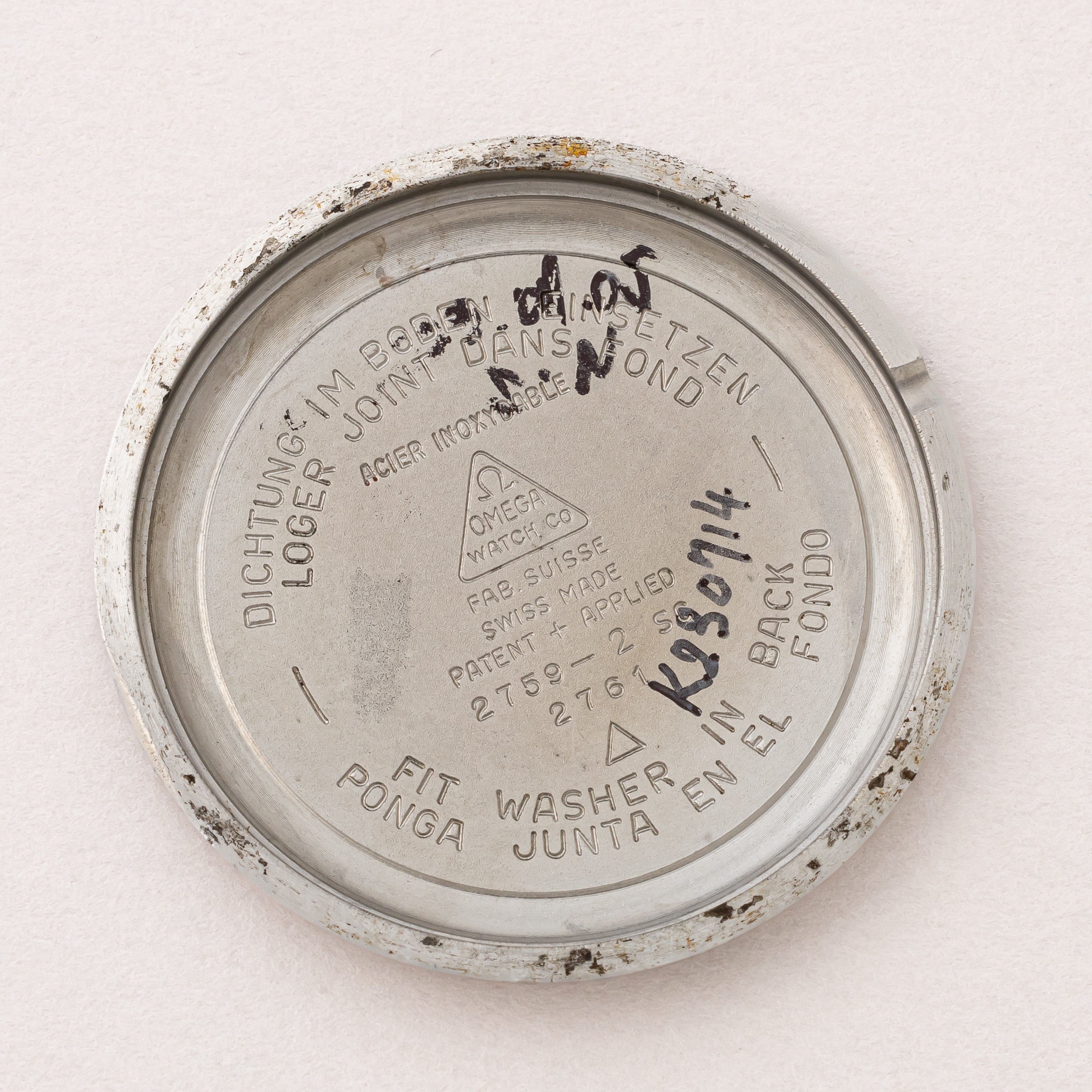 オメガ シーマスター ギョウシェブラックダイヤル 1953年頃 手巻 Cal.420 2759-2SC