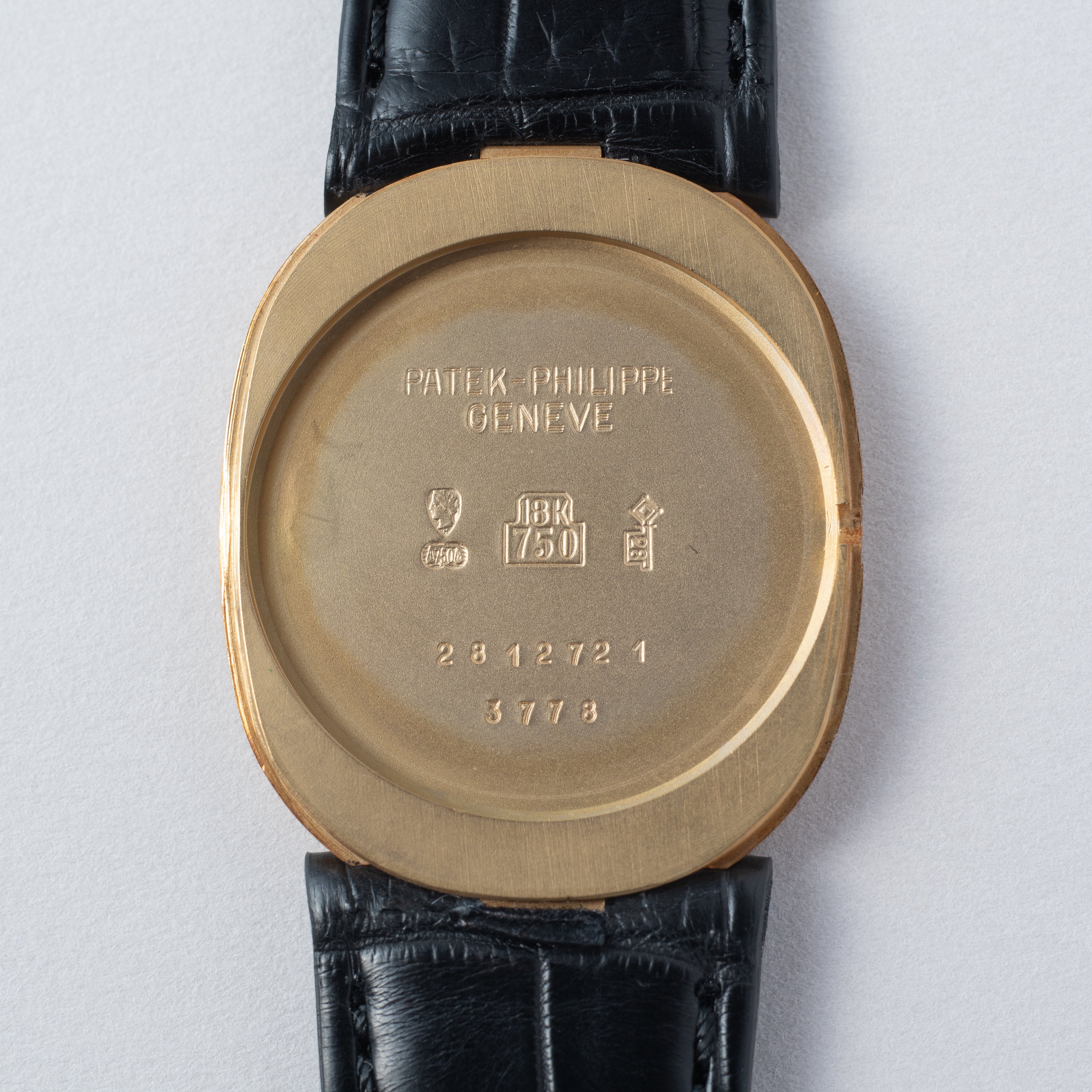 最安値100%新品1970年代 4201G ゴールデン エリプス シルバーアラビア レディース 手巻 時計 K18WG ホワイトゴールド無垢 ゴールデン・エリプス