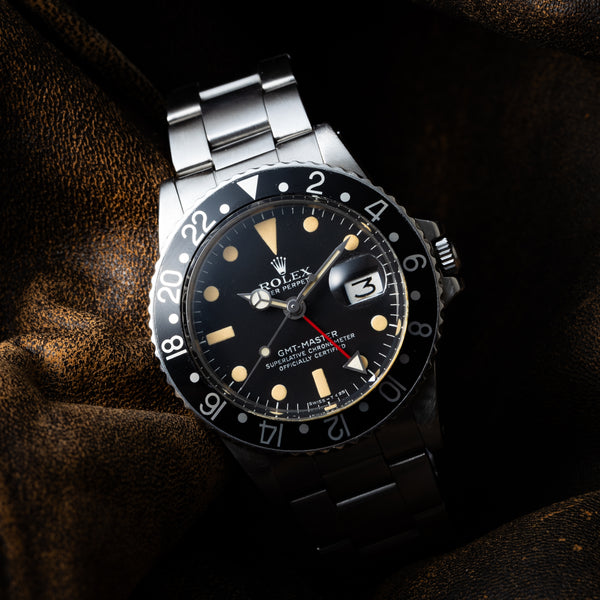 ROLEX GMT-MASTER 1675 ブラックベゼル ロレックス GMTマスターI Ref.1675 ブラックベゼル ヴィンテージ