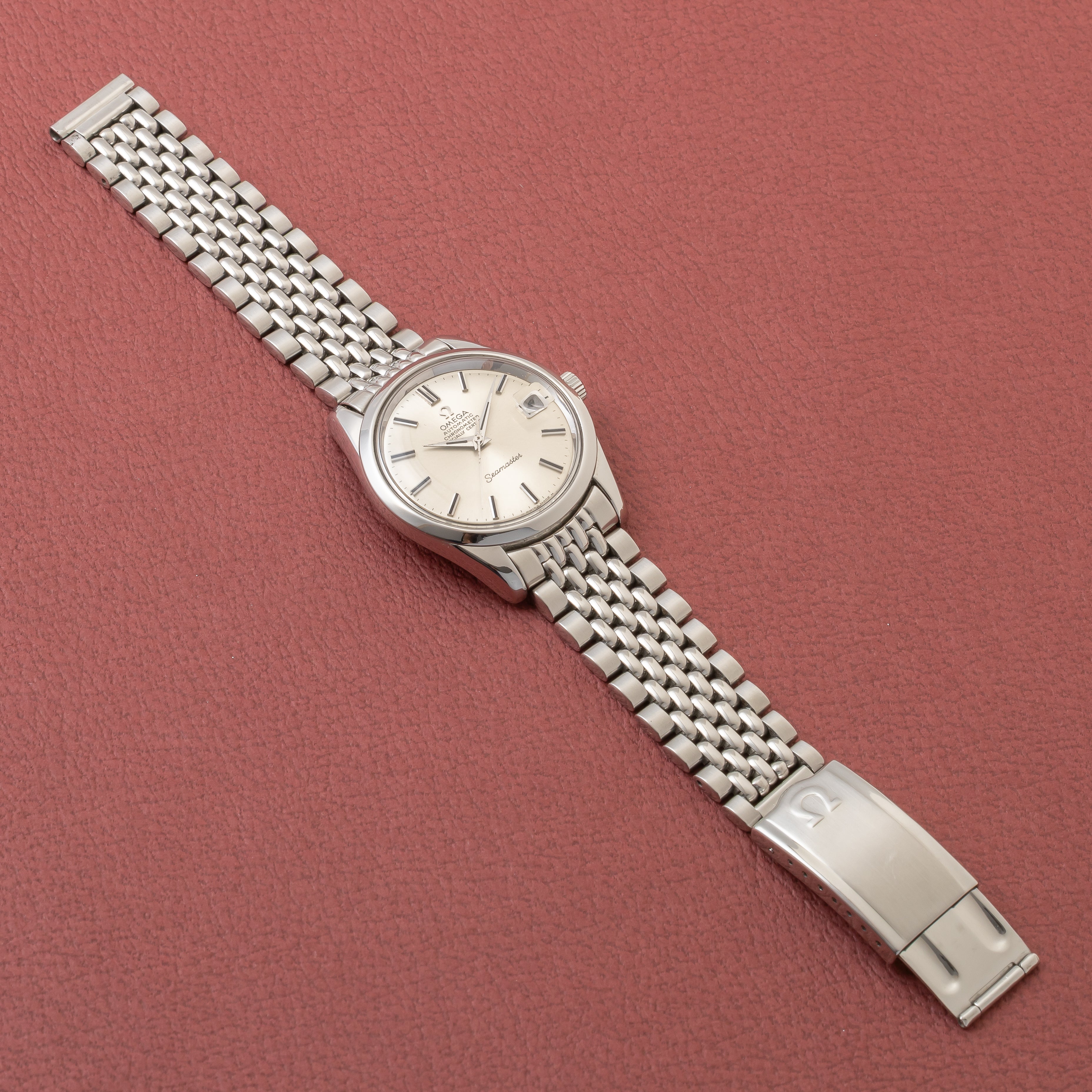 オメガ シーマスタークロノメーター 1969年製 Ref.166.010 純正ライスブレス付き