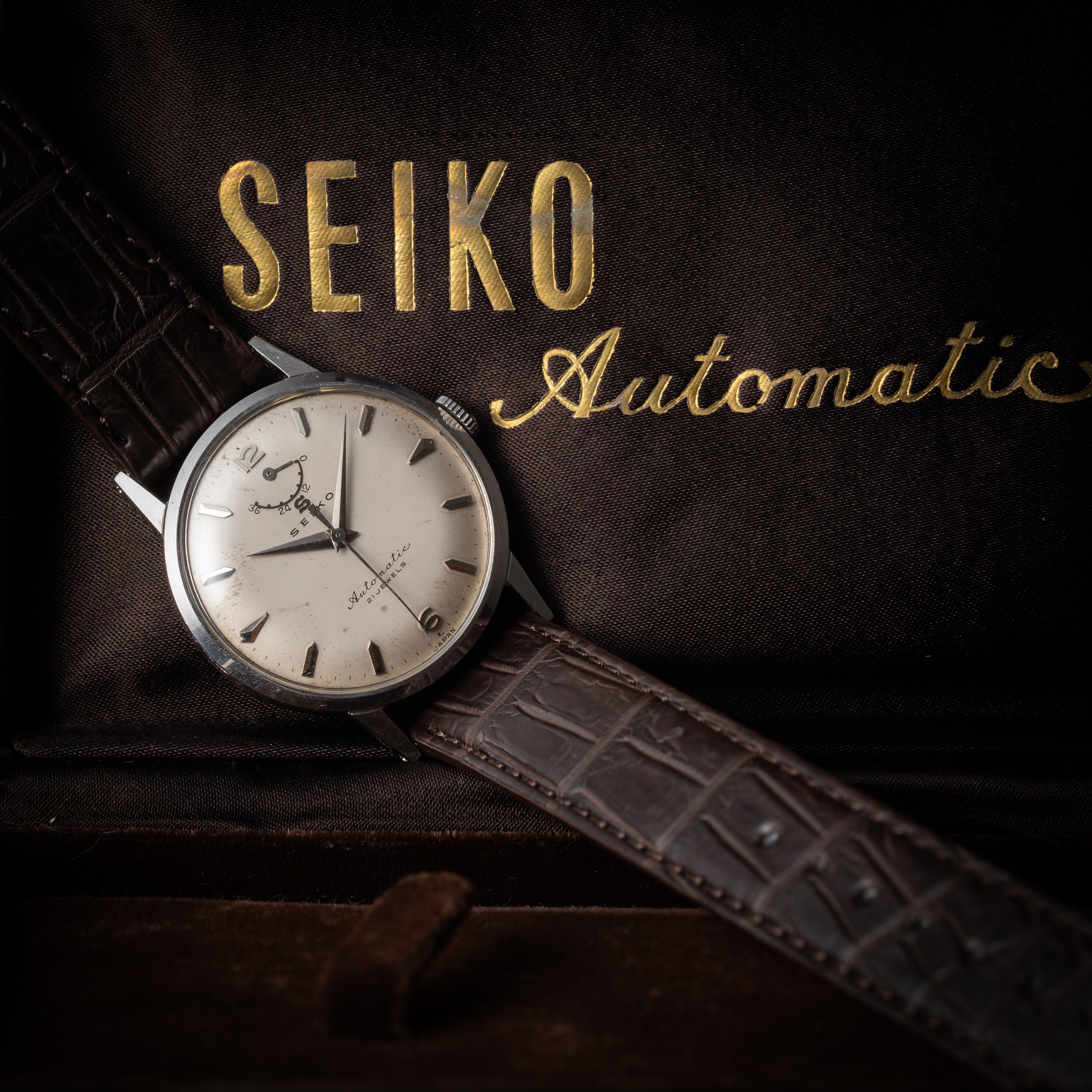 希少 稼働品 Seiko Automatic セイコー 自動巻 インジケーター - 腕時計(アナログ)