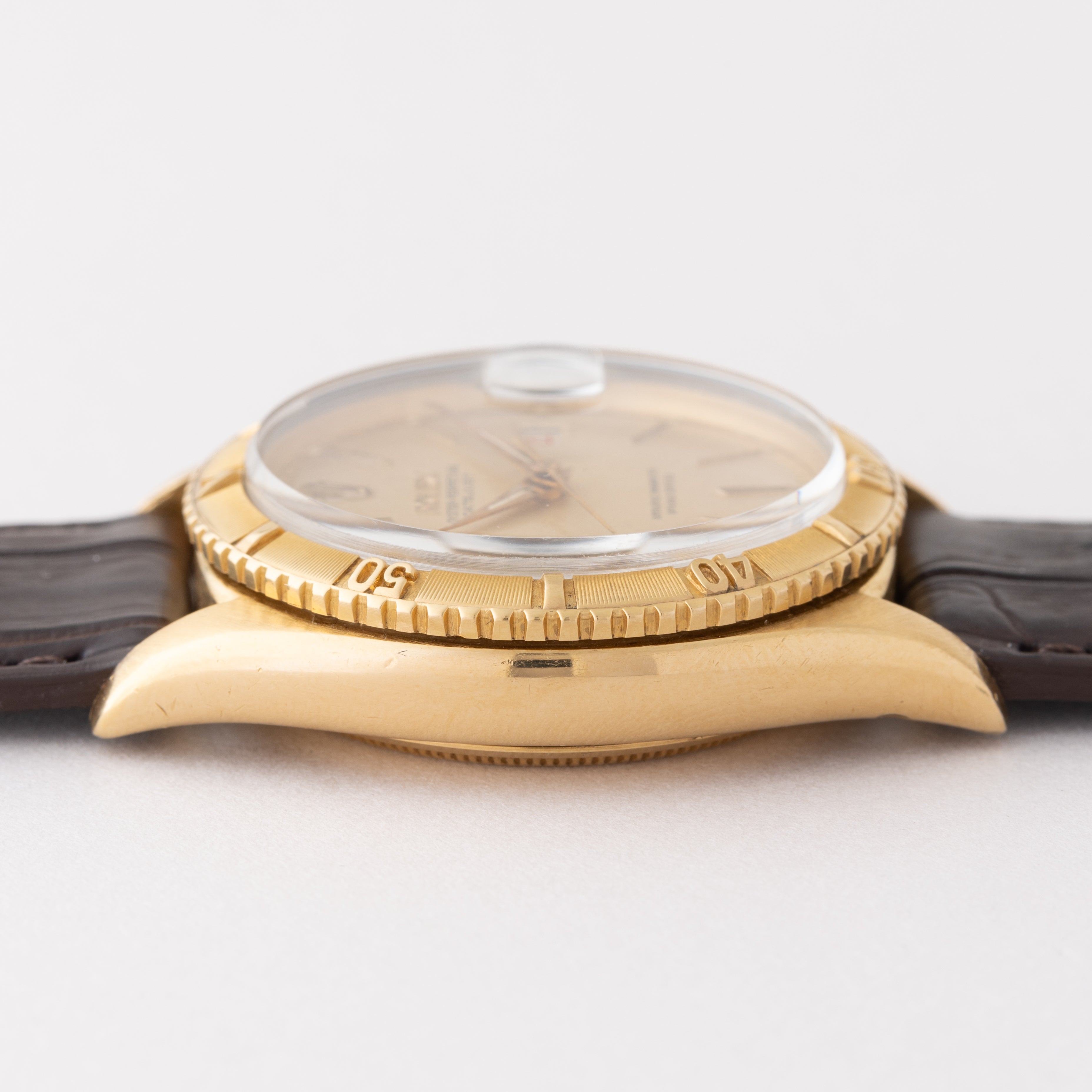 ロレックス サンダーバード 1957年製 Ref.6609 18KYG 赤黒カレンダー