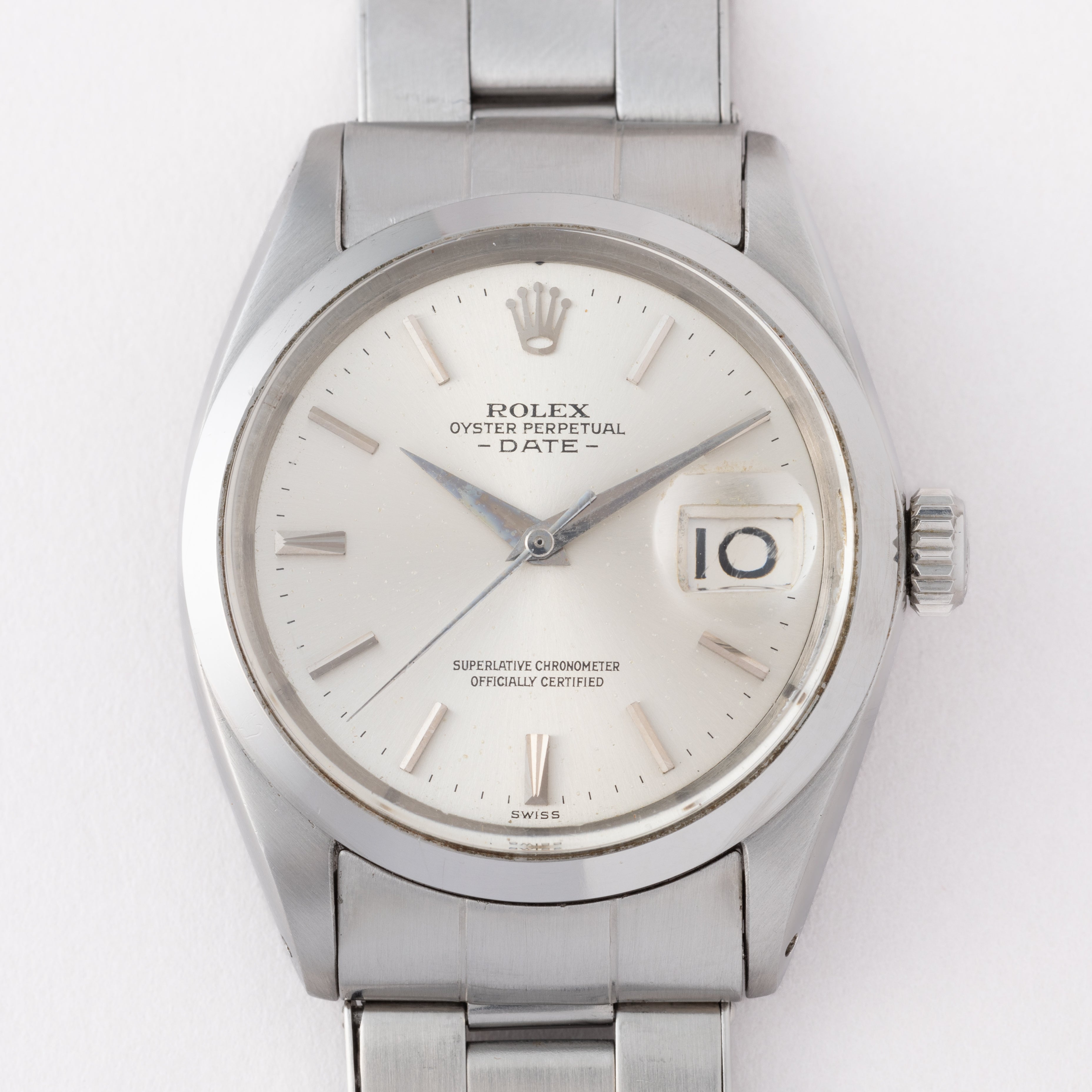 ロレックス 1963年製 オイスターパーペチュアルデイト Ref.1500 シルバーダイヤル
