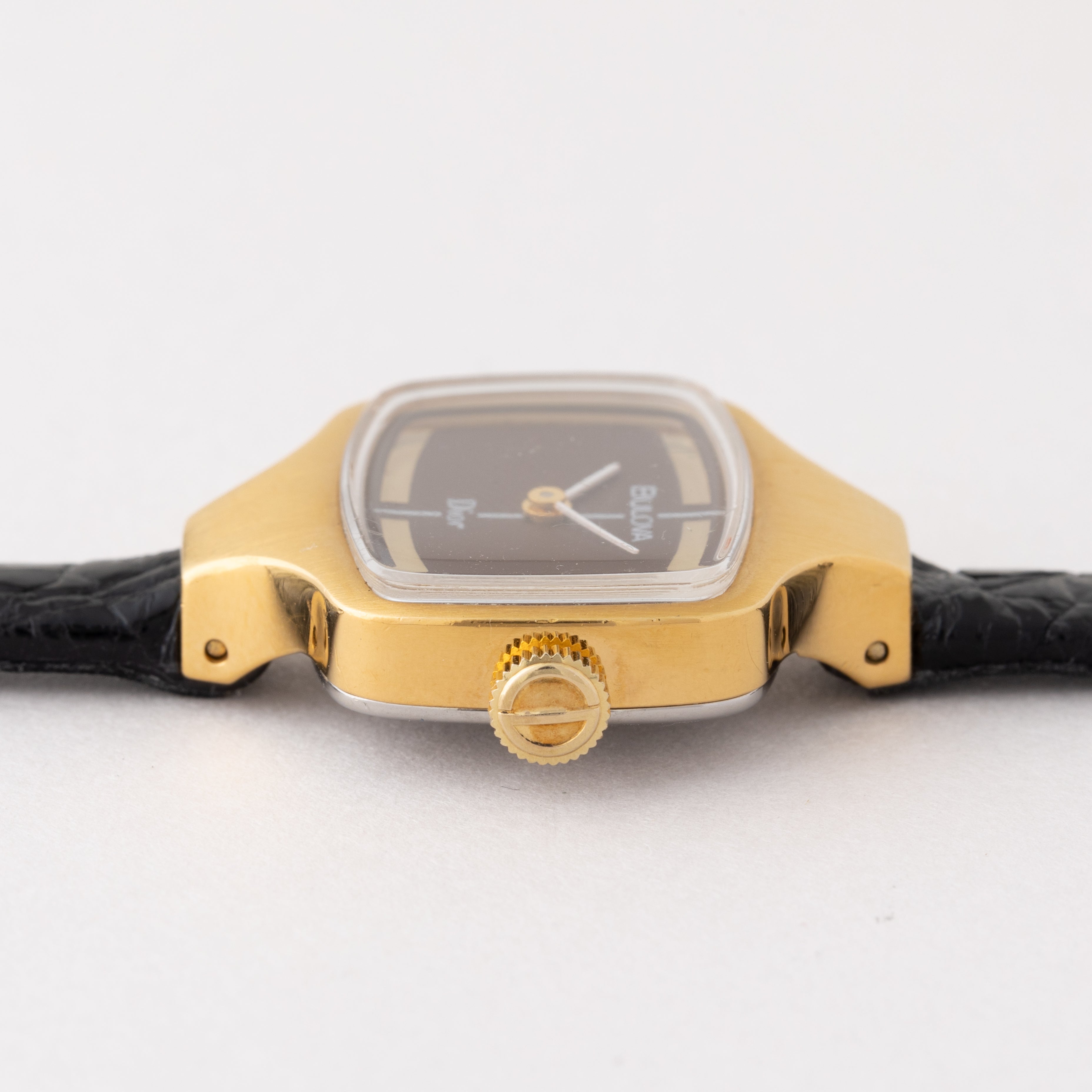 Dior レディース 角型ケース 1970年代製 ブローバ ダブルネーム GF