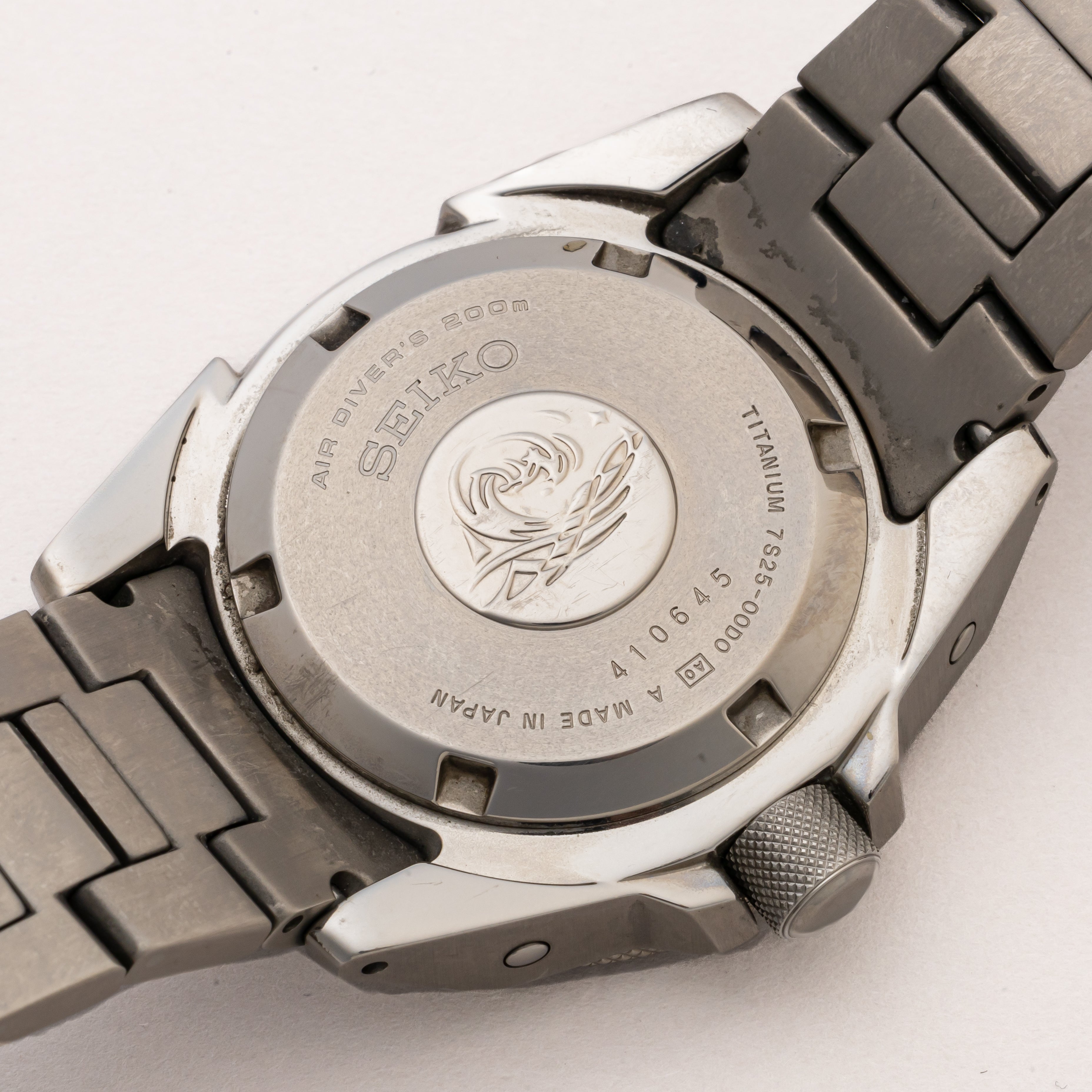 セイコー ダイバー 200m ブラックサムライ チタン 2004年製 Ref.7S25-00D0