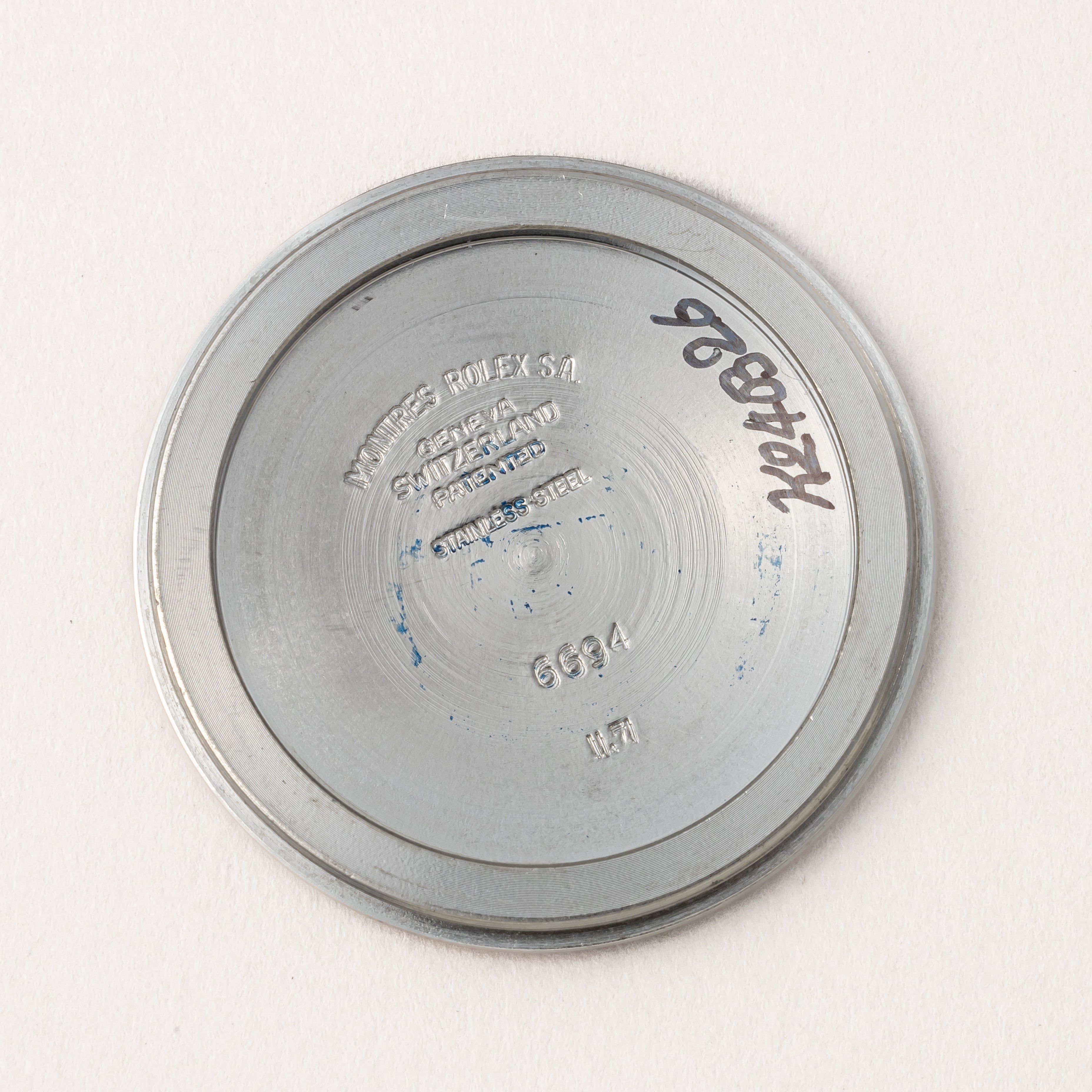 ロレックス オイスターデイト グレーダイヤル 1971年製 Ref.6694 手巻き