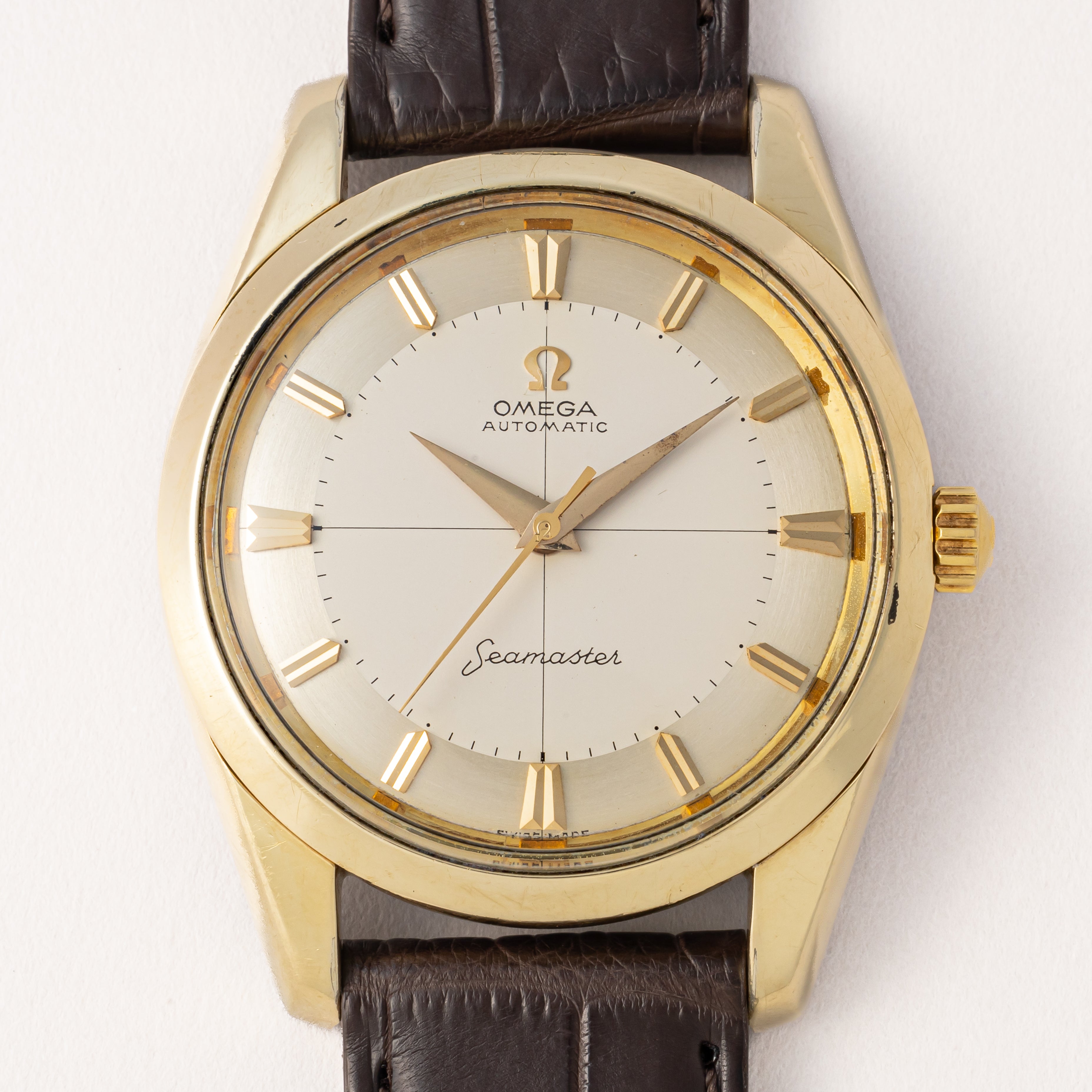 オメガ シーマスター 1958年製 金張り クロスライン Ref.14710 1 SC
