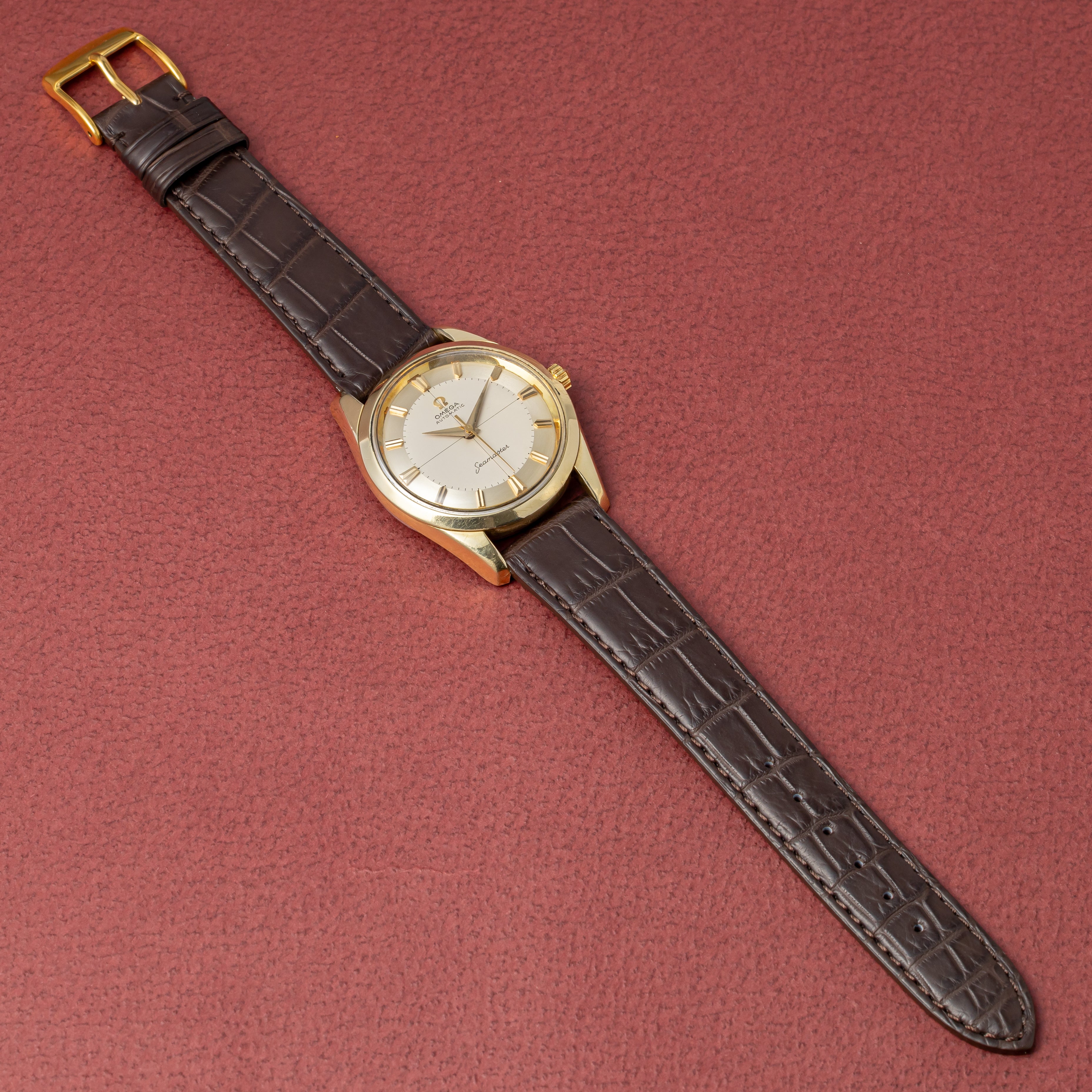 オメガ シーマスター 1958年製 金張り クロスライン Ref.14710 1 SC