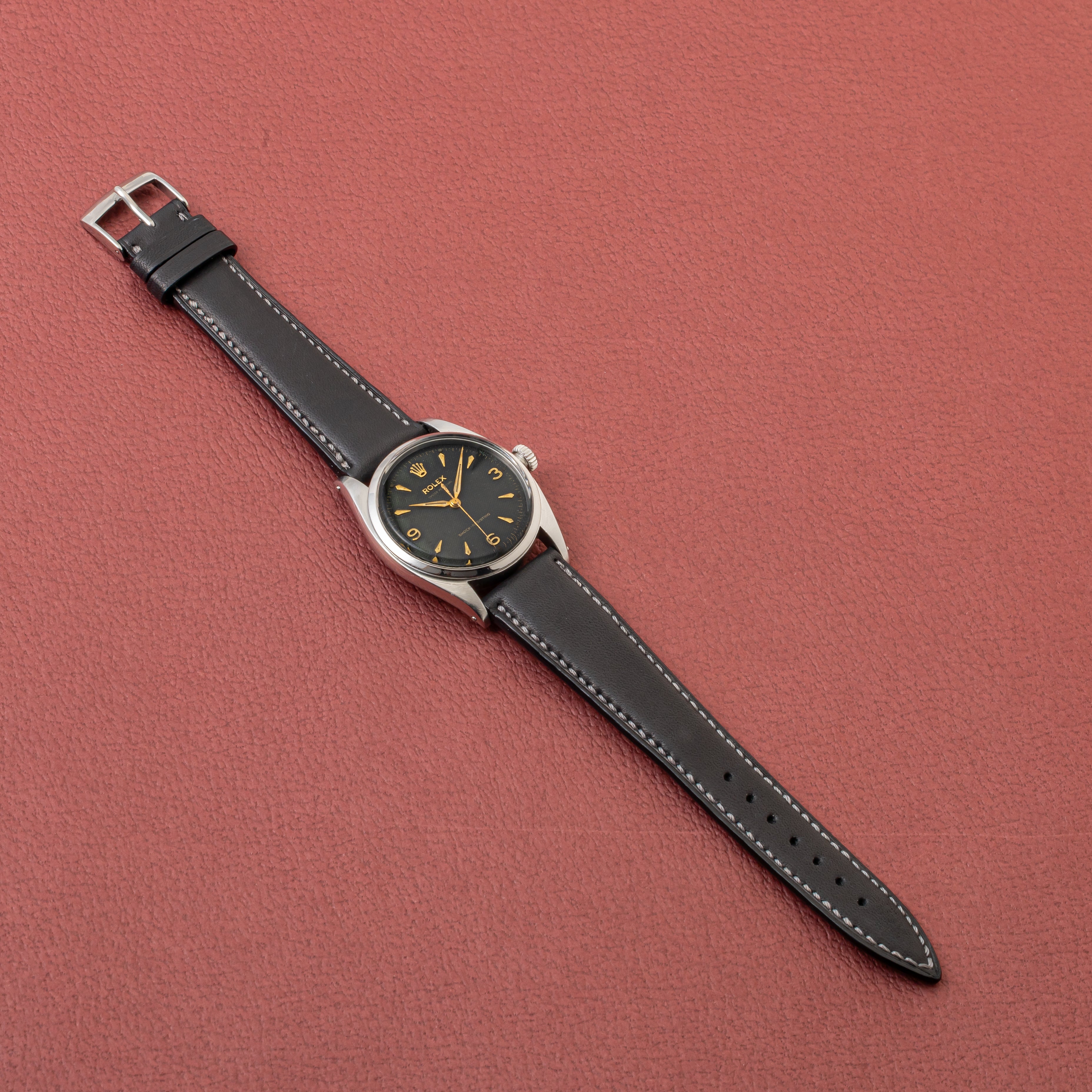 ロレックス 1954年製 ビックバブルバック Ref.6352 ブラック