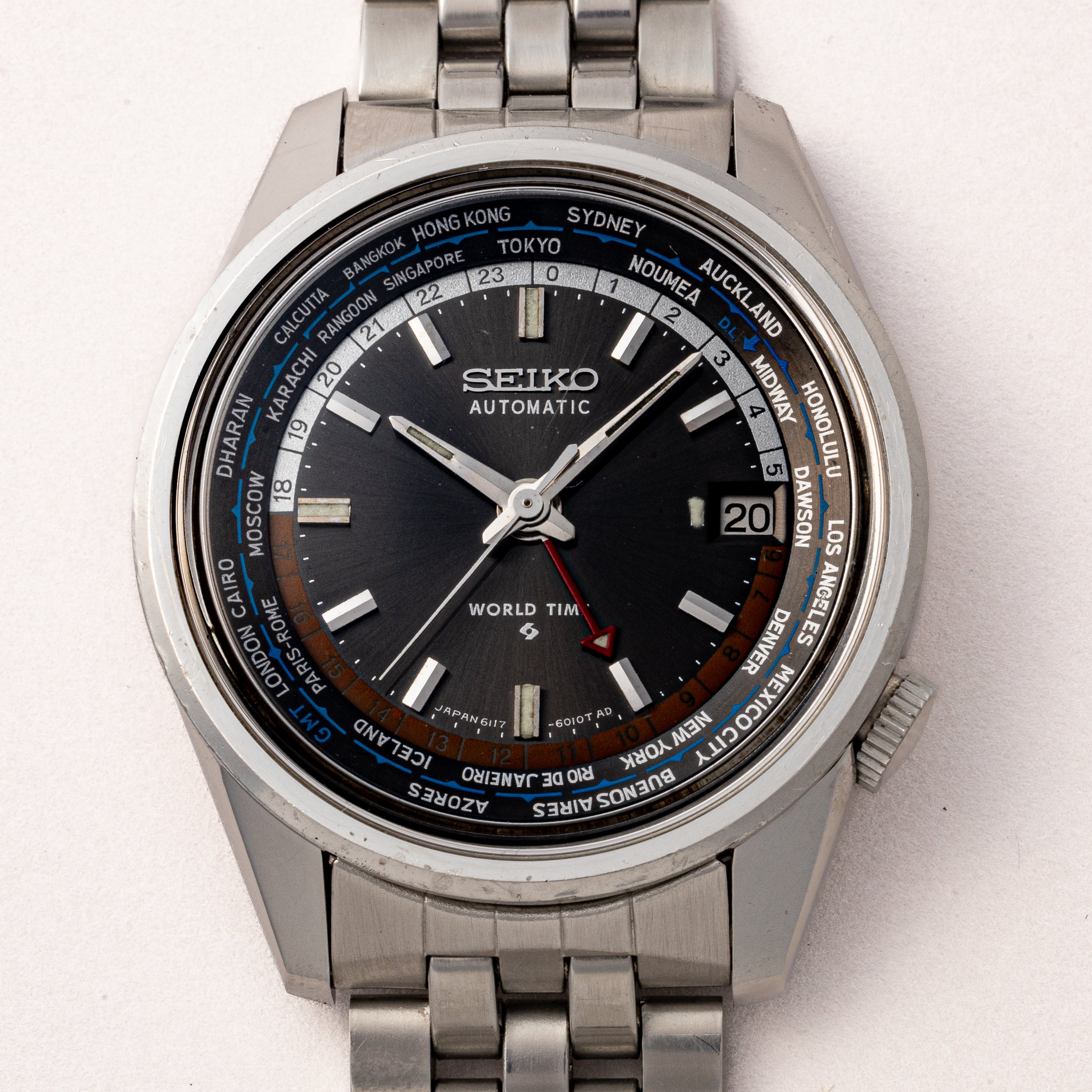 68年 セイコーワールドタイム worldtime 6117-6010 自動巻 - 腕時計 ...