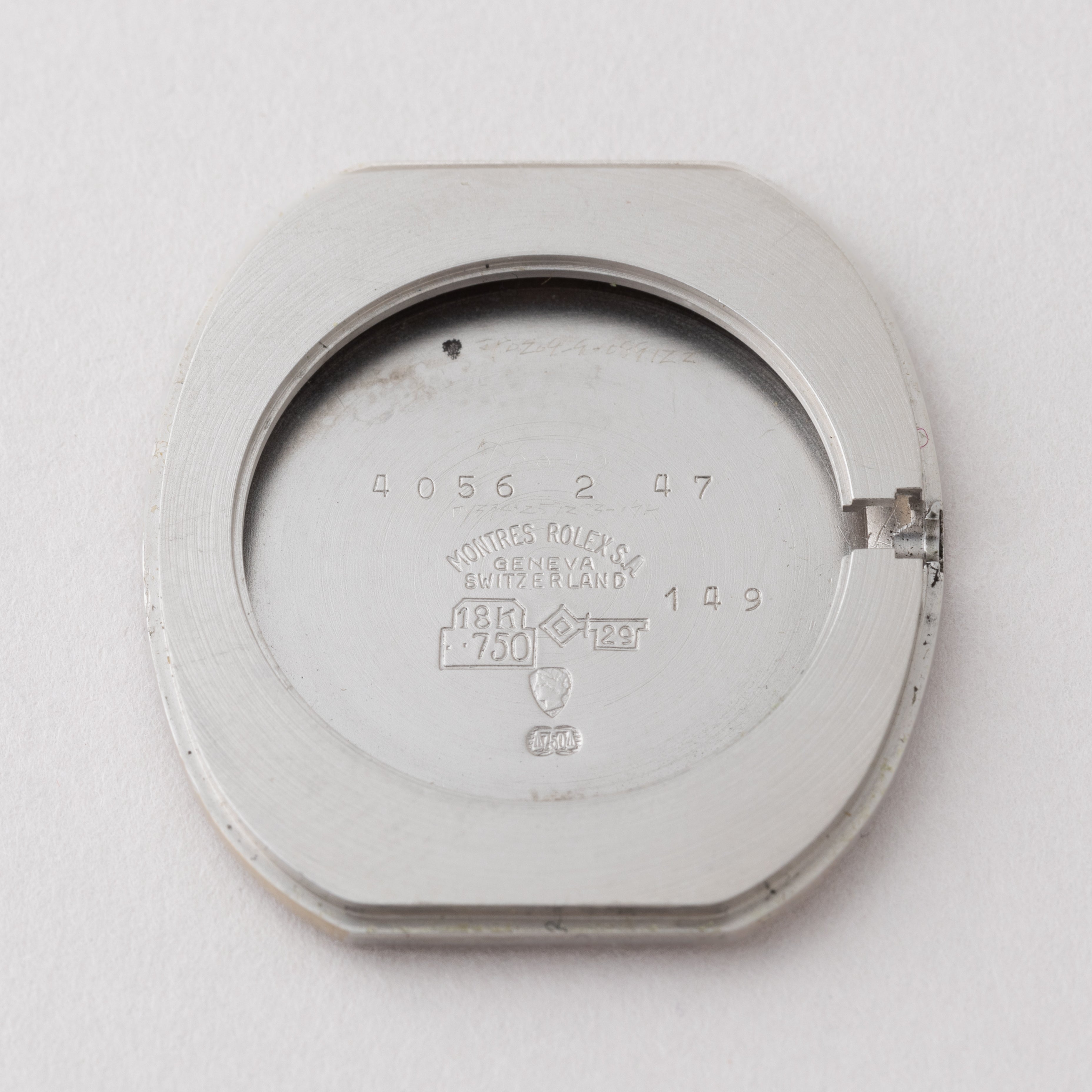 ロレックス チェリーニ  オーバル型 1981年製 18金無垢ホワイトゴールド Ref.4056