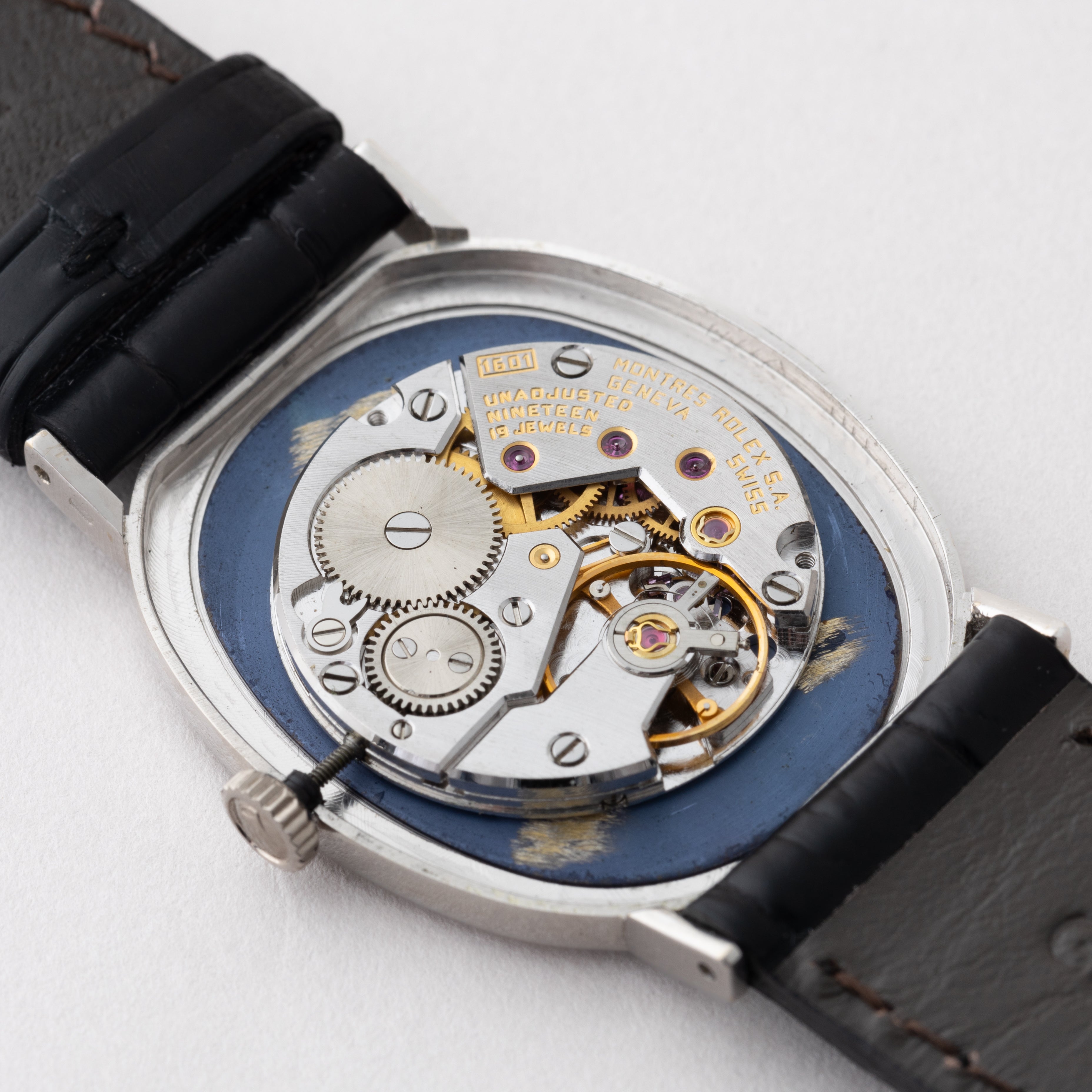 ロレックス チェリーニ オーバル型 1981年製 18金無垢ホワイトゴールド