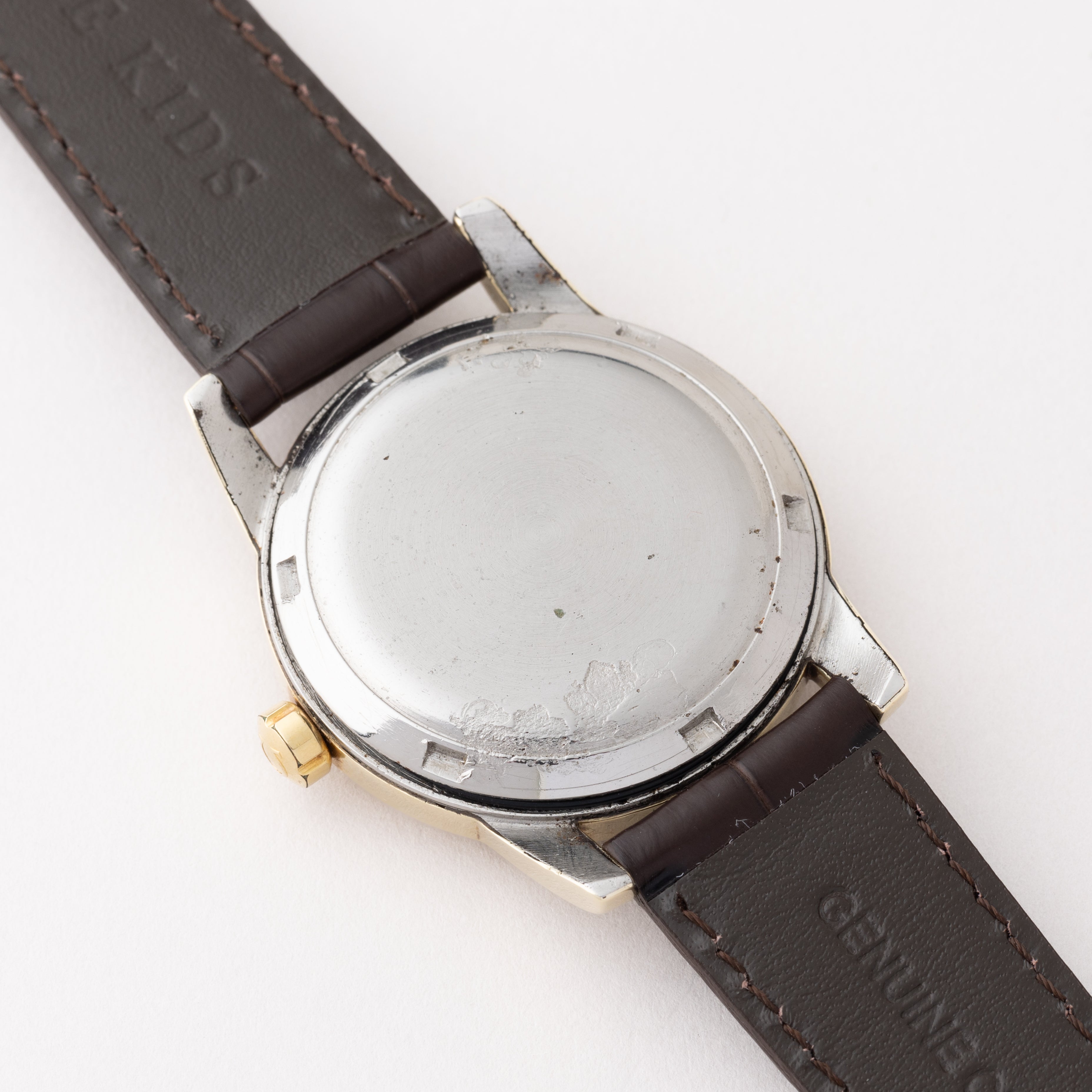 オメガ シーマスターオートマチック 1952年製 トップゴールド シェブロンダイヤル Ref.2577-17SC 箱付き