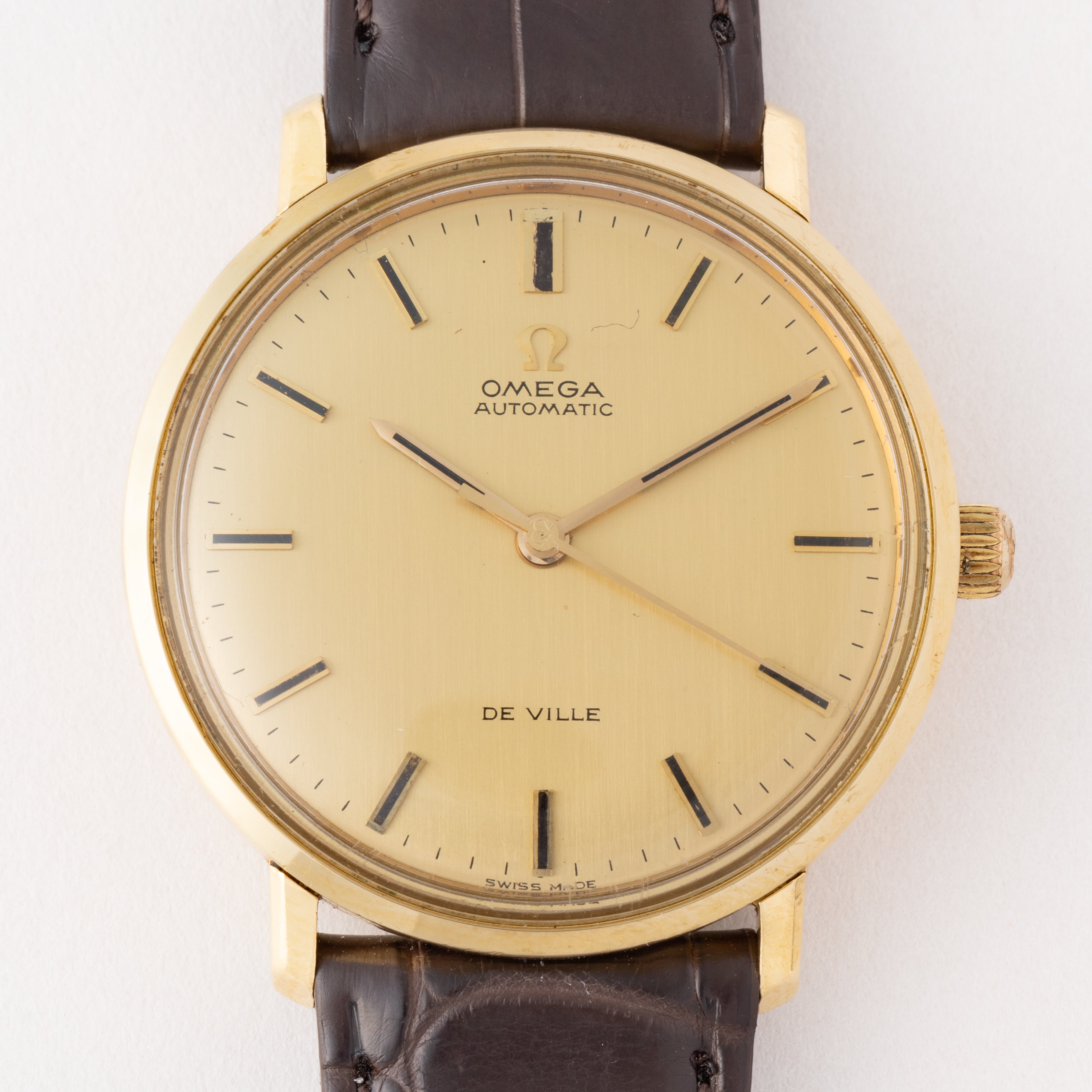 オメガ デ・ヴィル 18金無垢ラウンドケース オートマチック 1960年代  Ref.165.033