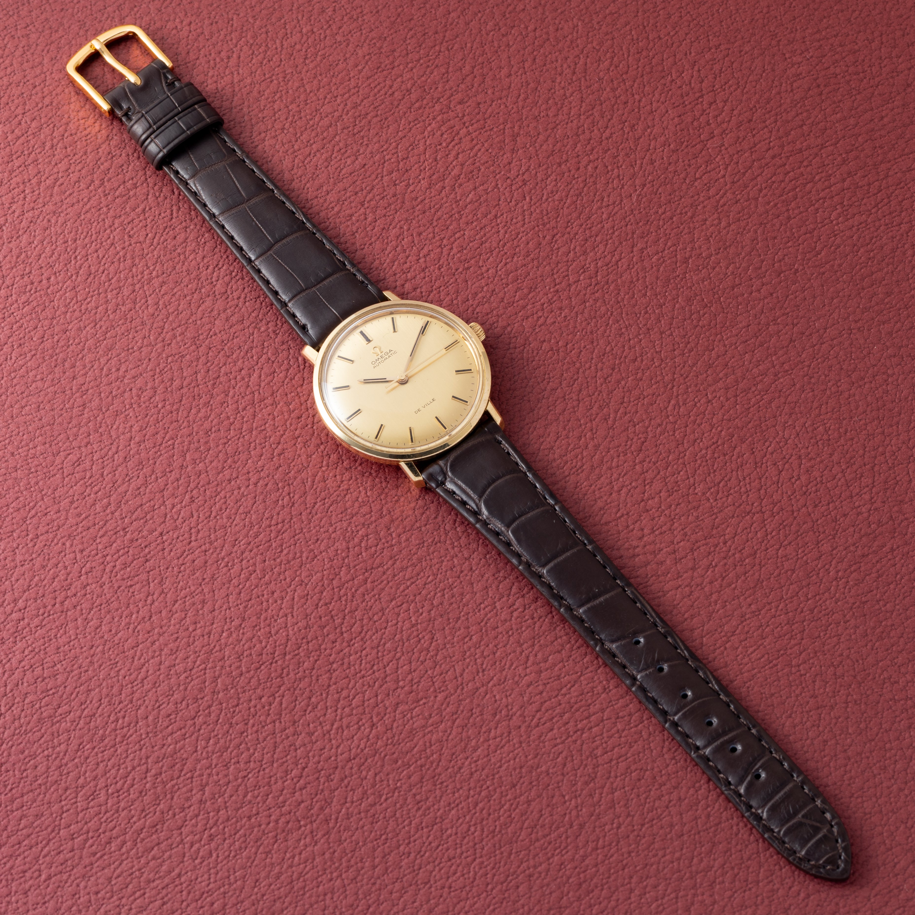 オメガ デ・ヴィル 18金無垢ラウンドケース オートマチック 1960年代  Ref.165.033