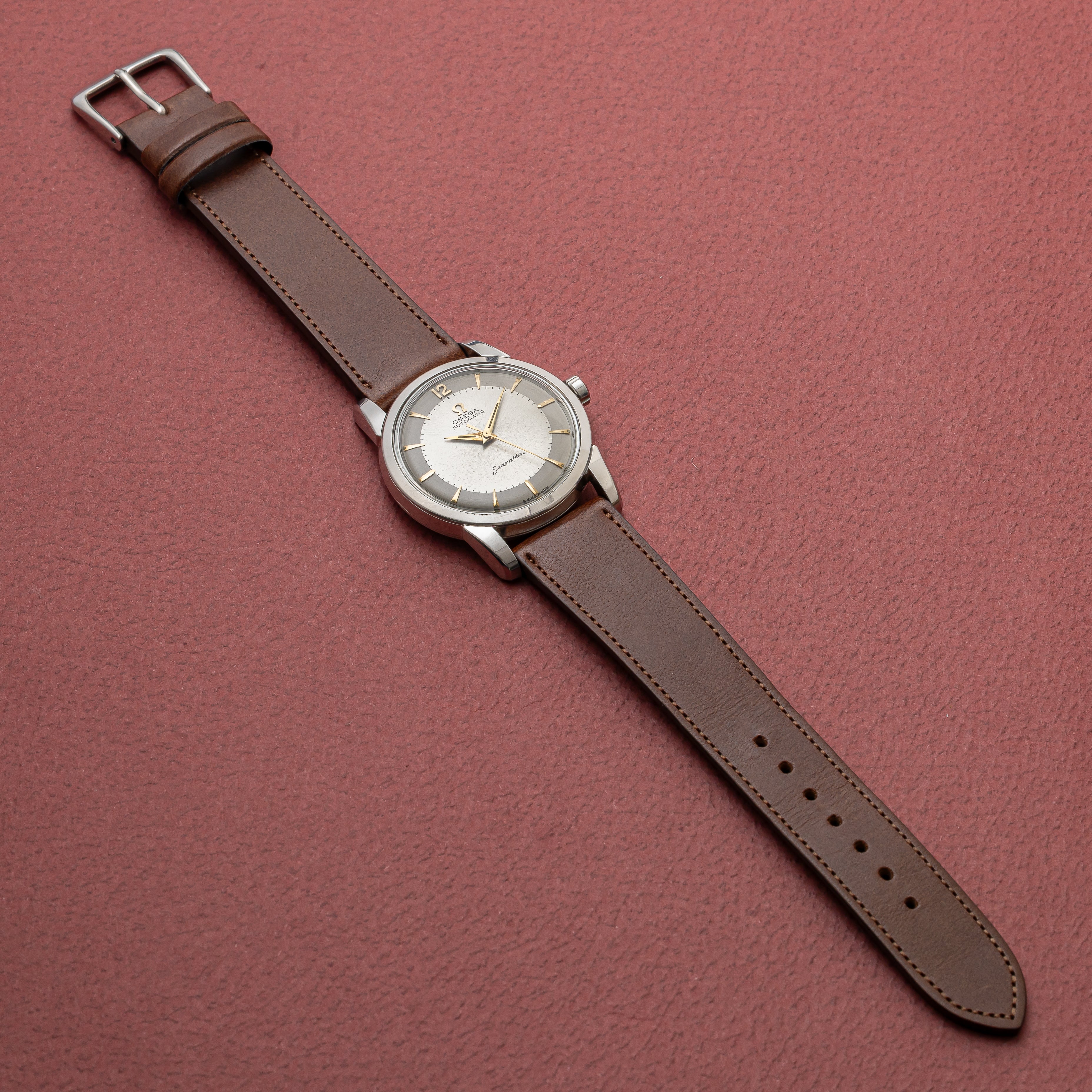 オメガ シーマスター ハーフローター 1954年製 ツートーンダイヤル Ref.2767-6 SC