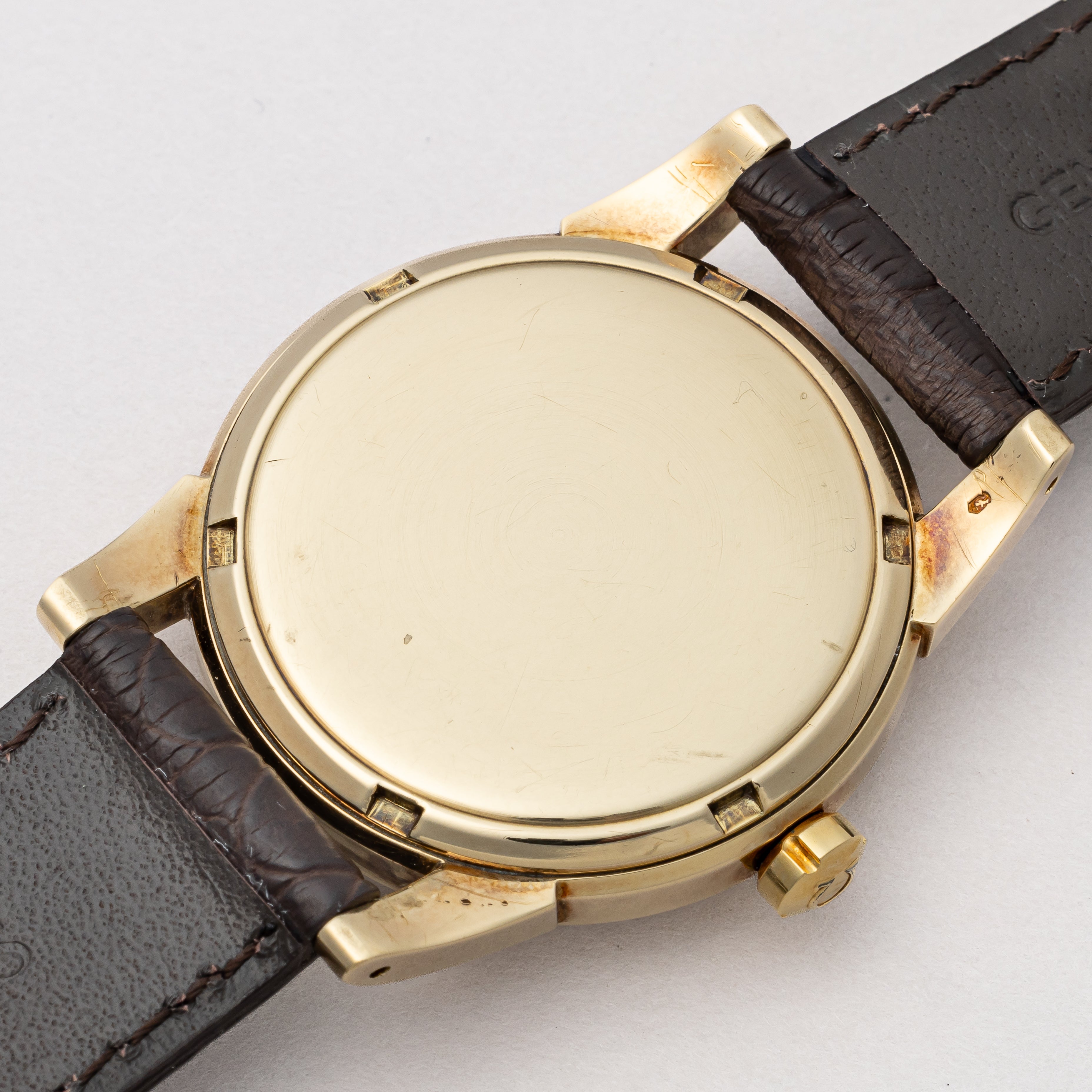 新品　オメガ　時計ケース オメガ OMEGA ｜ラウンドケース｜14K金貼り｜自動巻きハーフ