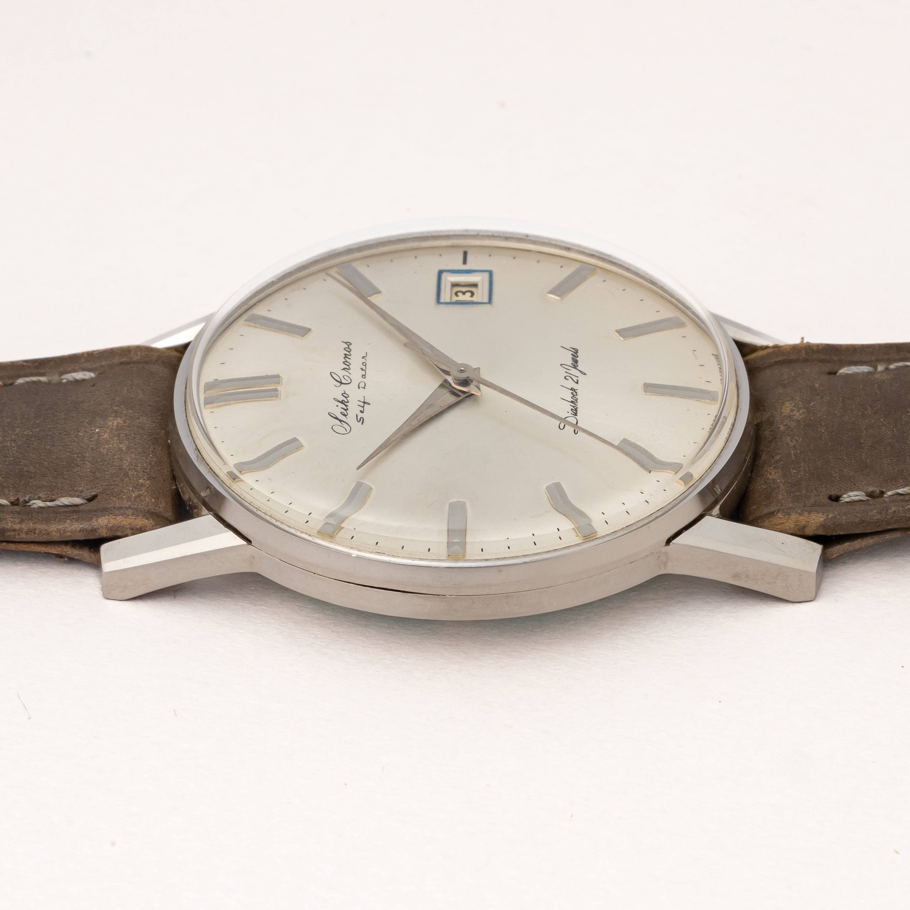セイコー クロノス セルフデーター 1962年製 美品 箱、冊子、タグ付き