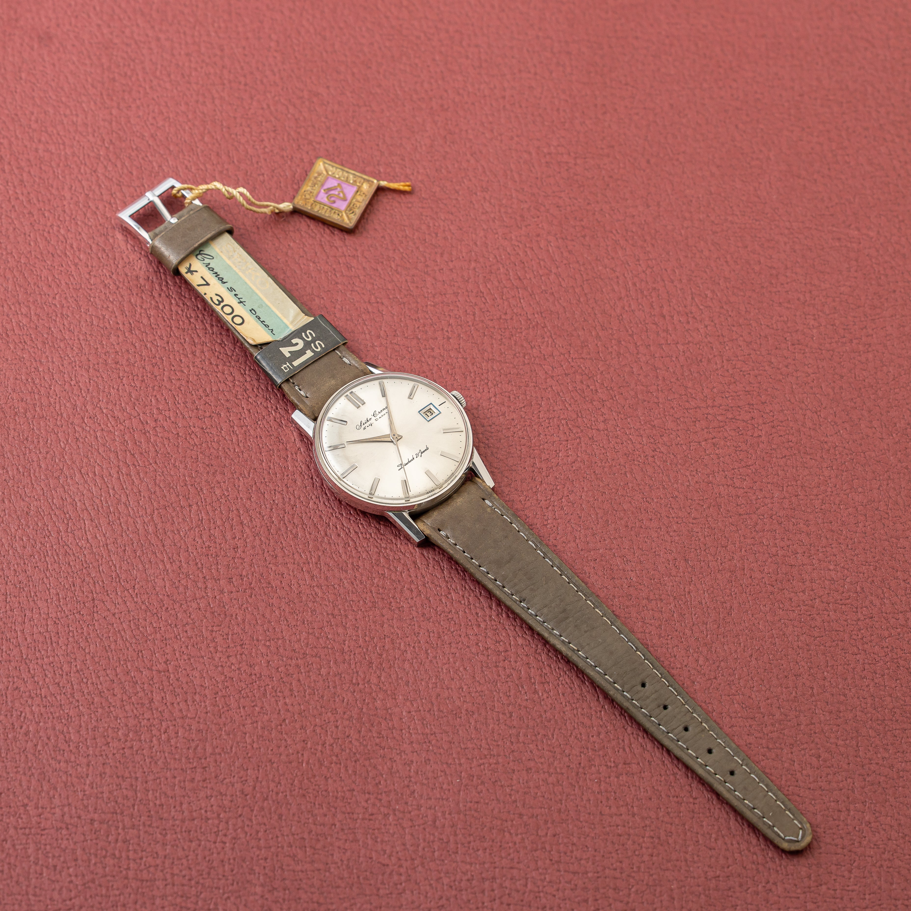 セイコー クロノス セルフデーター 1962年製 美品 箱、冊子、タグ付き