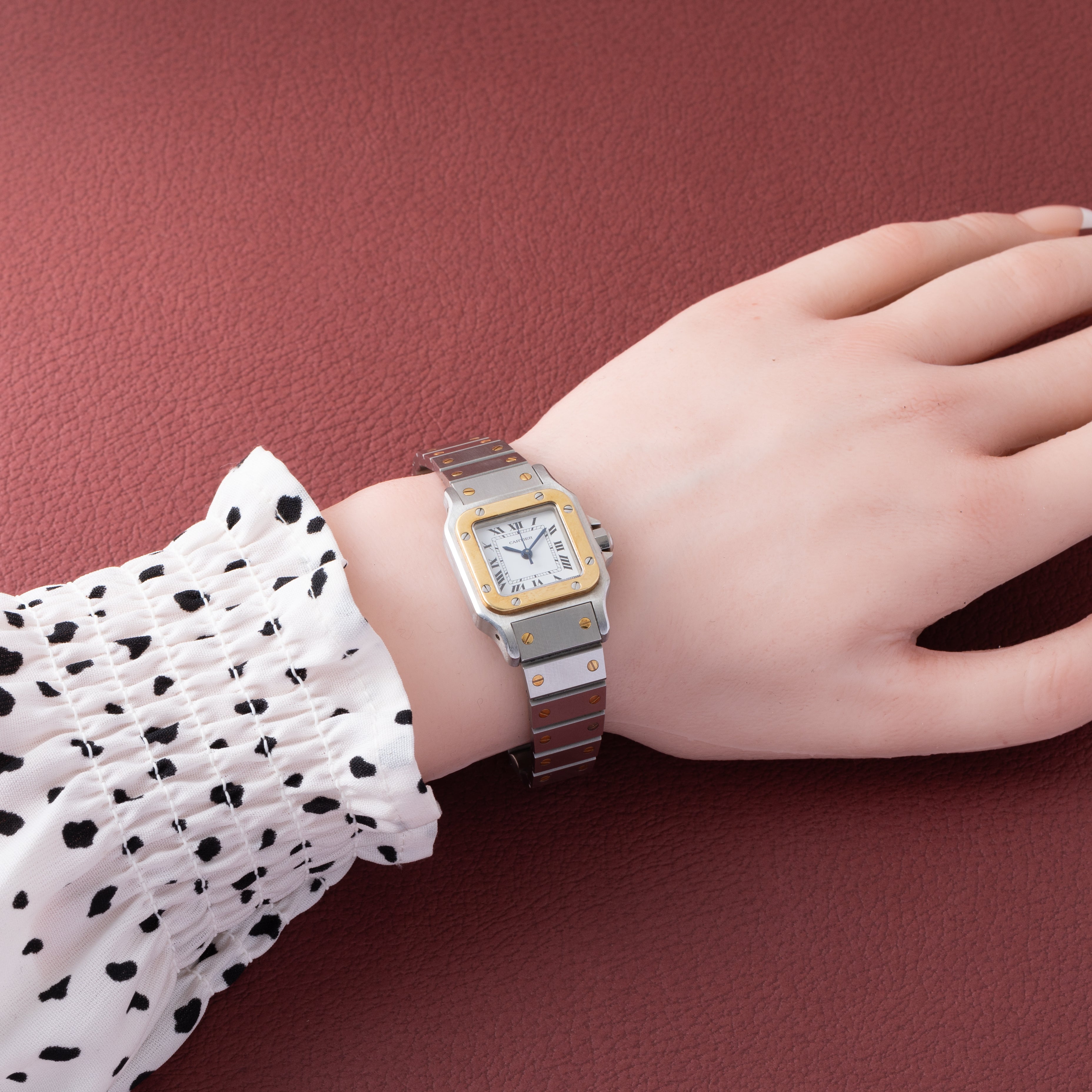 美品　Cartier　カルティエ　サントス　ドゥ　マネークリップ　コンビカラー カルティエ サントス ドゥ カルティエ マネークリップ ゴールド