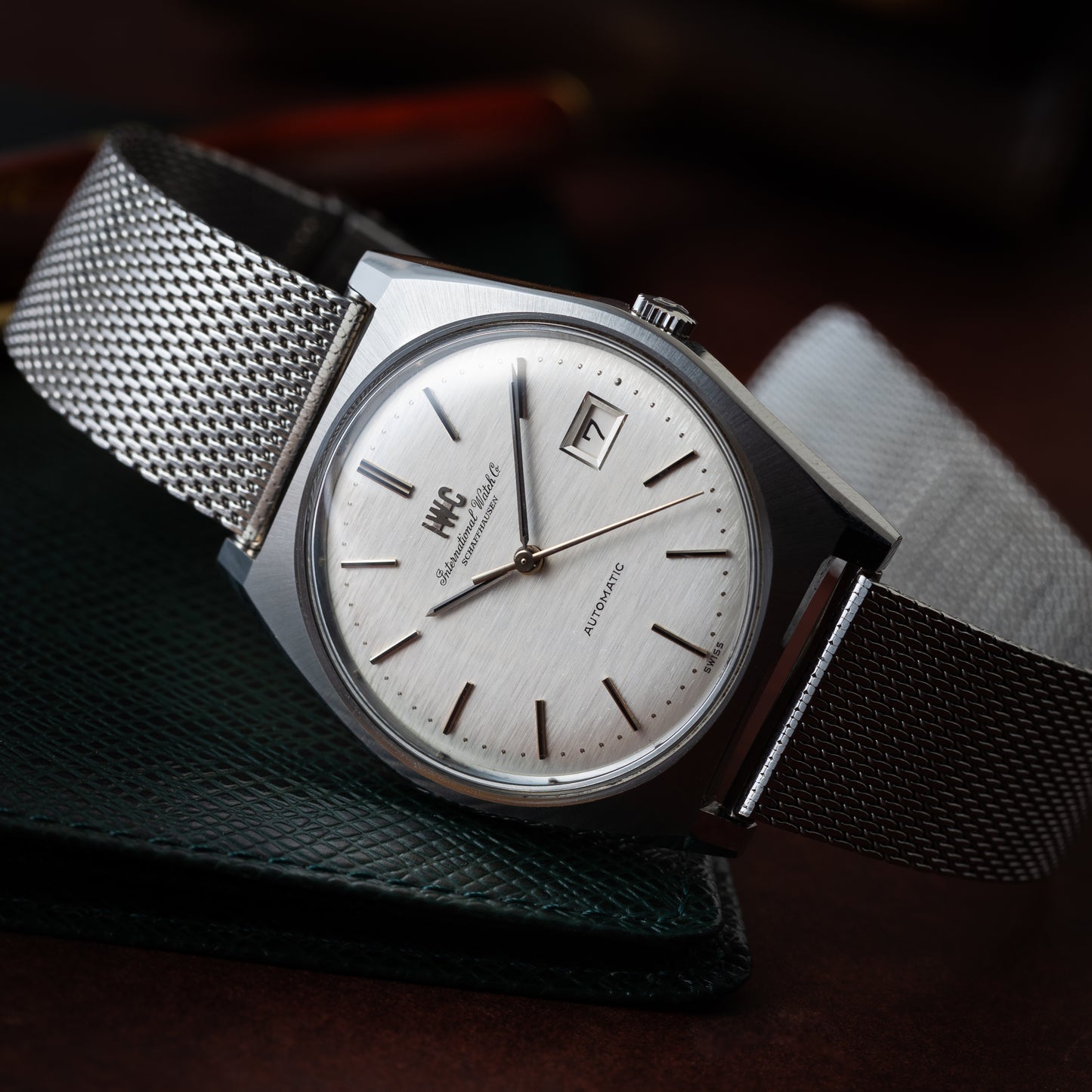 IWC トノーケース 1973年製 Ref.1833 純正メッシュブレス Cal.8541B