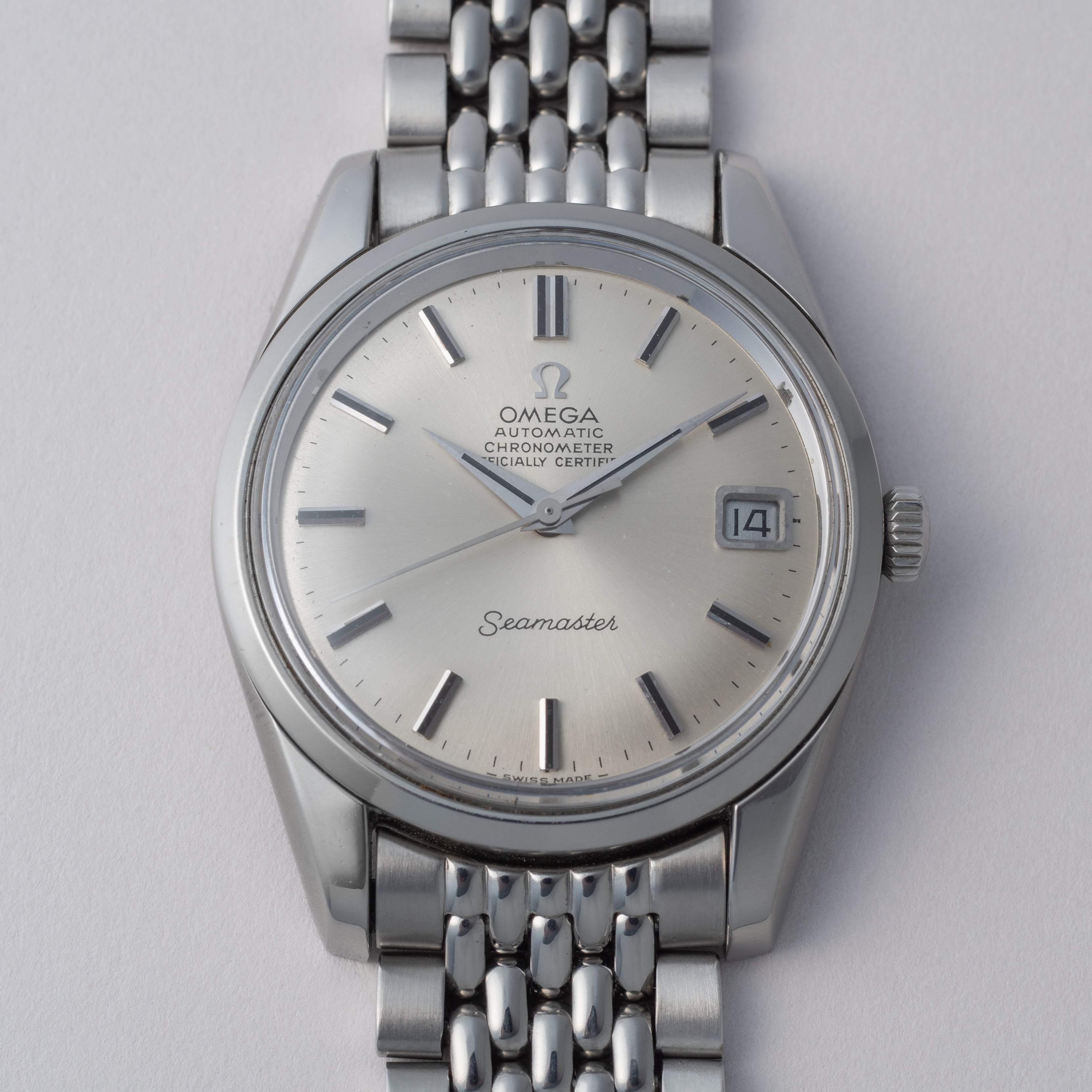 オメガ シーマスター クロノメーター 1969年製 ライスブレス付き Ref.166010 SP
