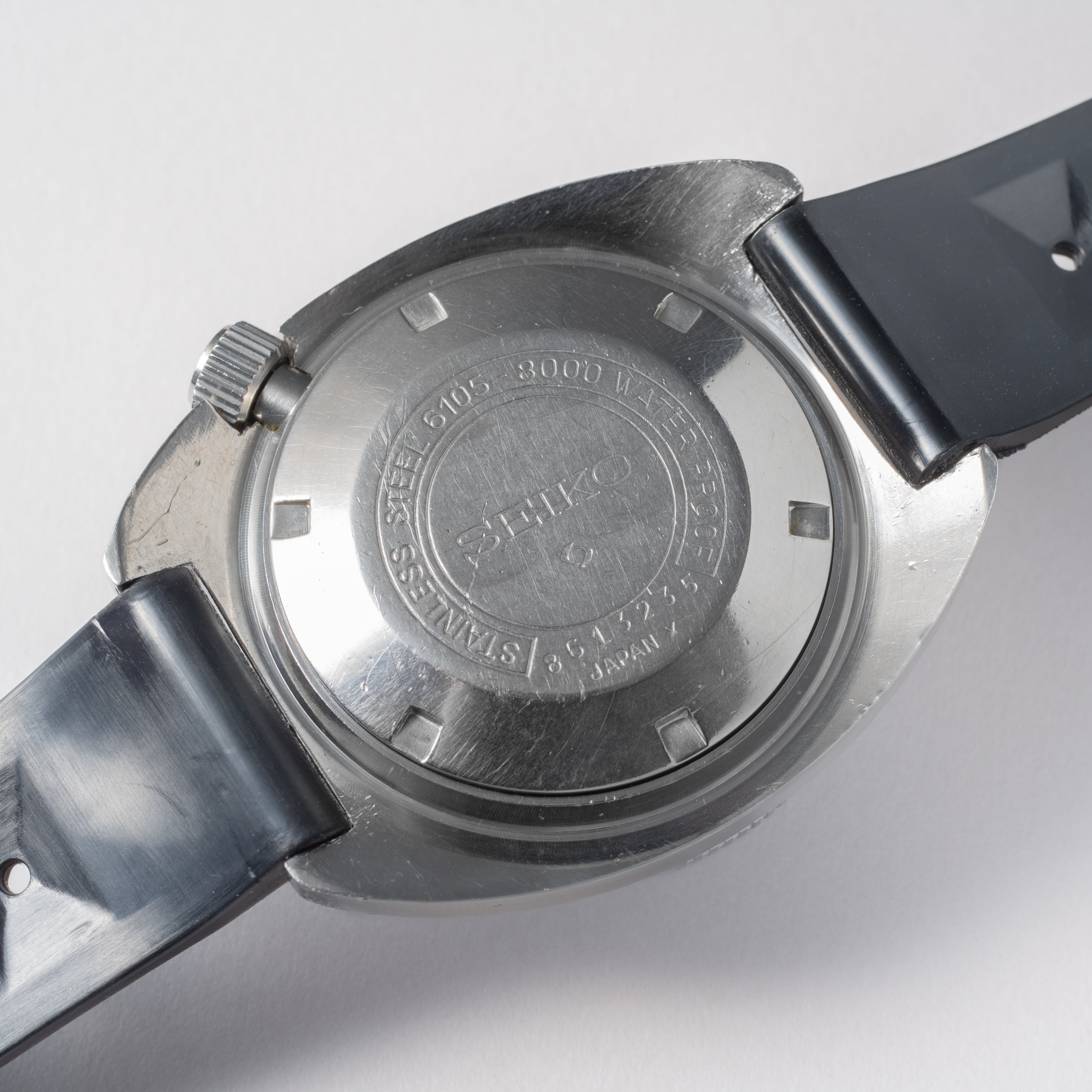 セイコーセカンドダイバー前期タイプ　6105-8000 希少　OH済み SEIKO セイコー 2ndダイバー前期 6105-8000 1968年製 – 黒船時計