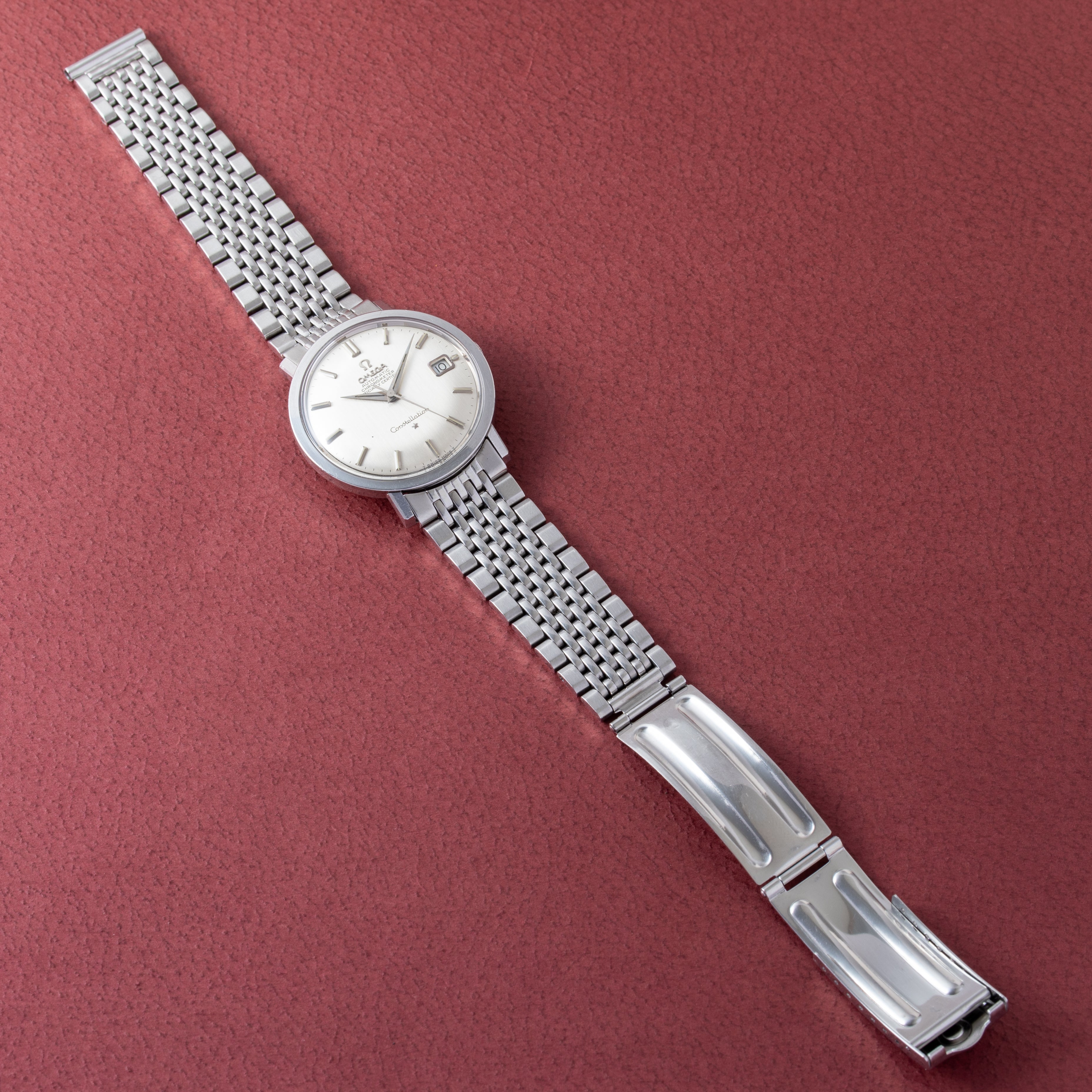 オメガ コンステレーション ラウンドケース 1966年製 Ref.168.004 純正ブレス付き