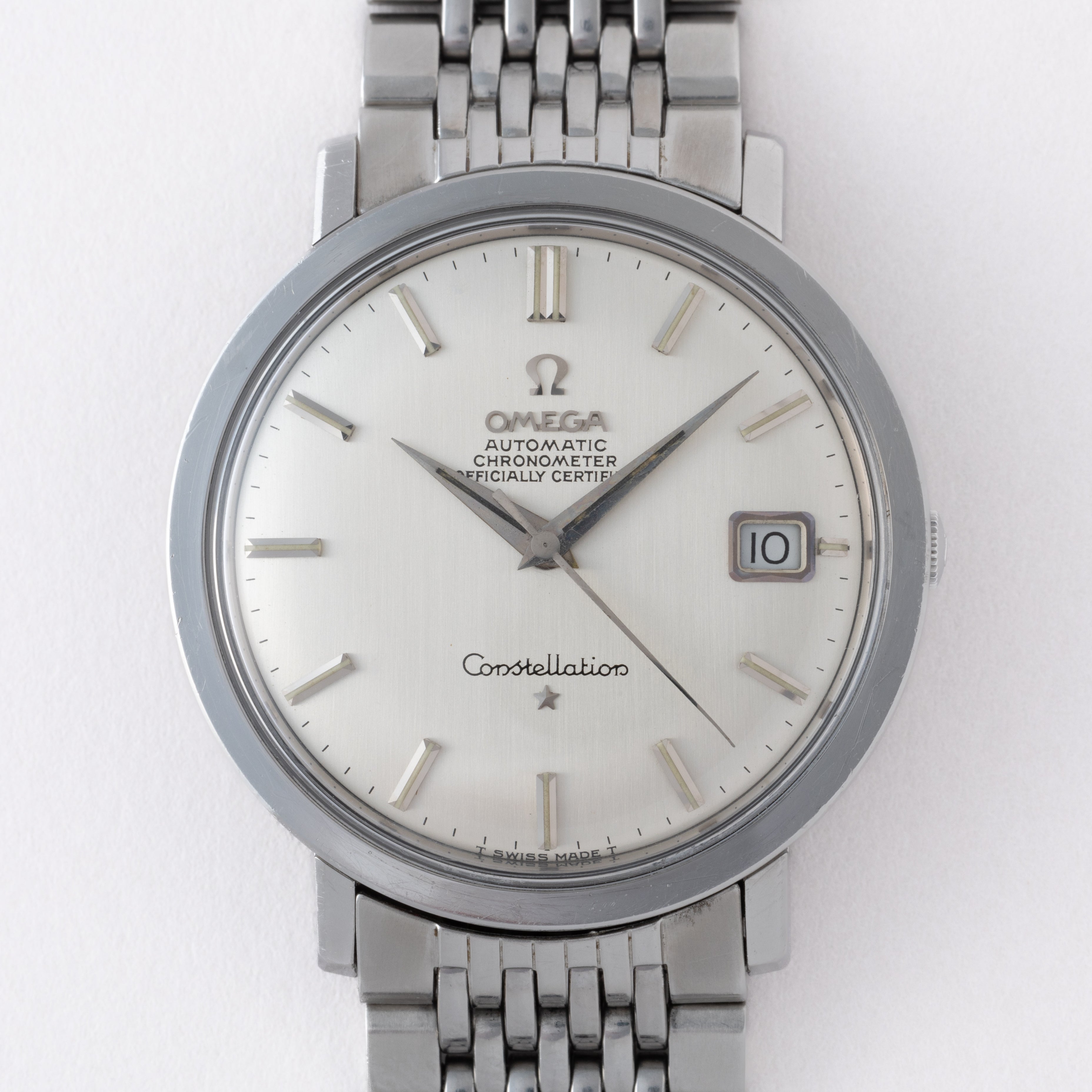 オメガ コンステレーション ラウンドケース 1966年製 Ref.168.004 純正ブレス付き