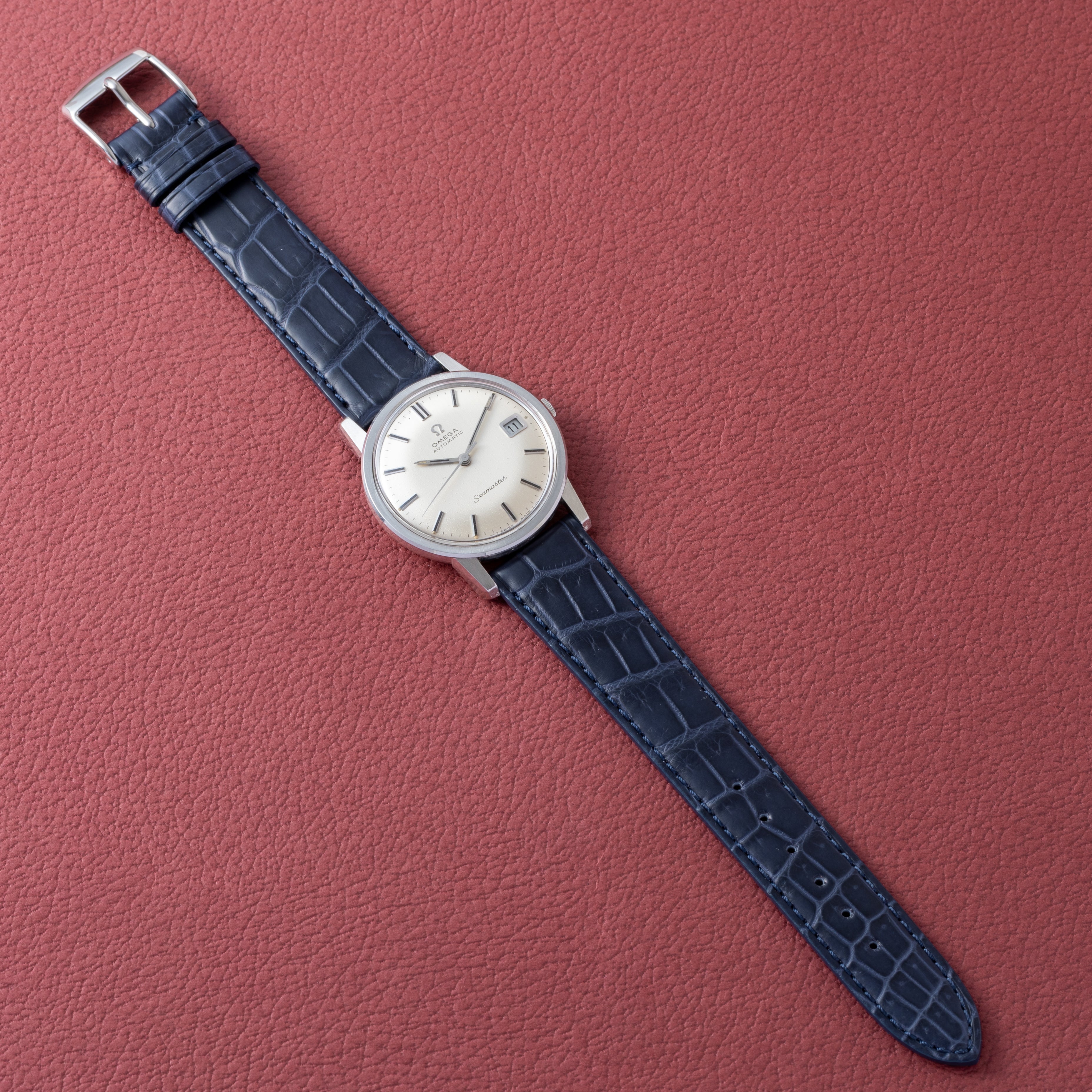 オメガ シーマスター 1968年製 ラウンドケース シルバーダイヤル Ref.166.003