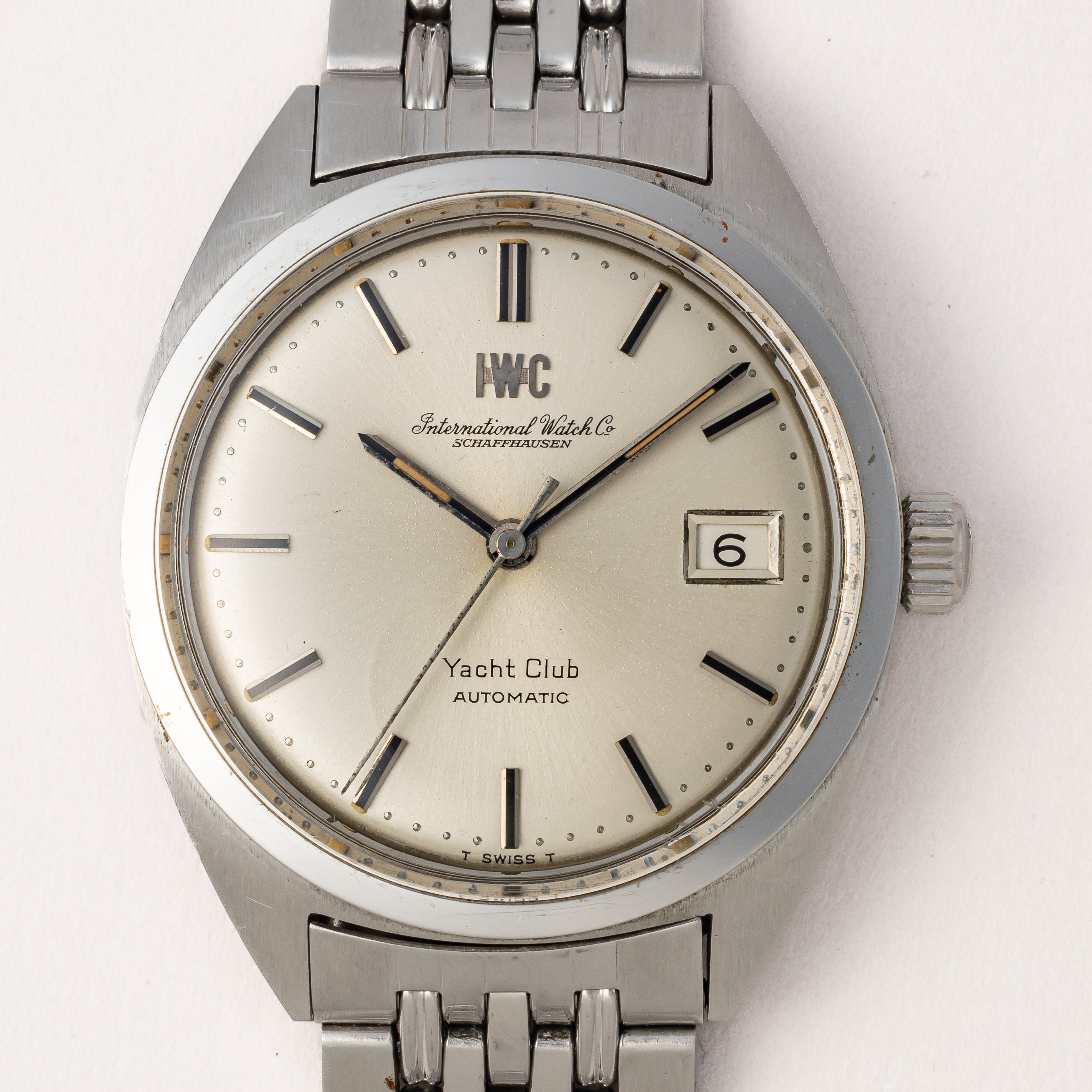 IWC ヨットクラブ 純正ゲイフレアーブレス付き 1970年製（昭和45年製 